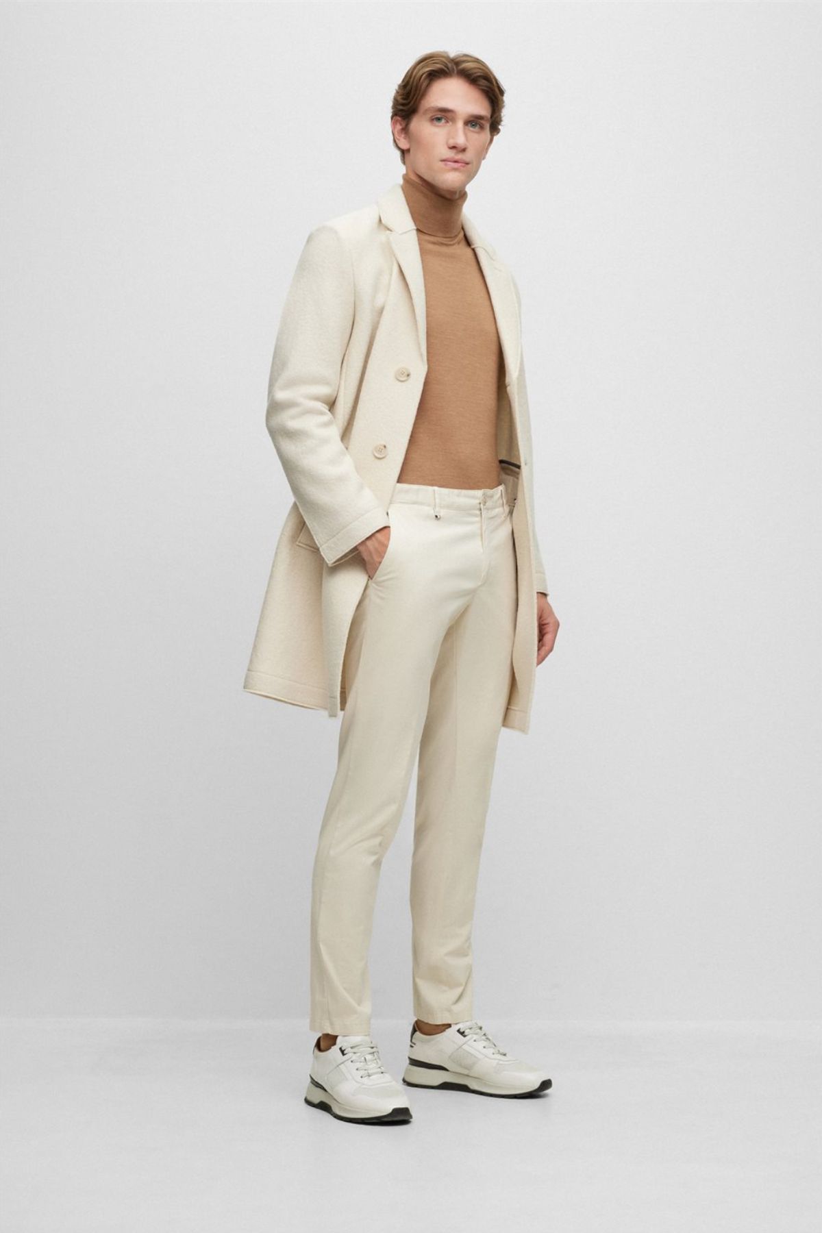 PANTALÓN BOSS CASUAL BLANCO SLIM FIT