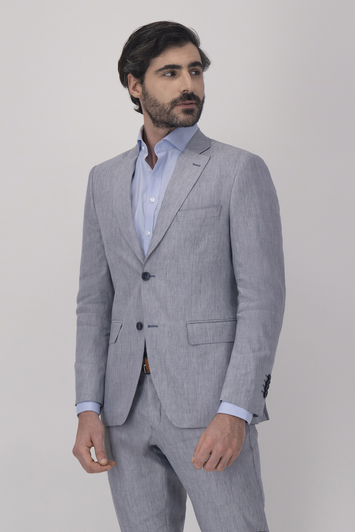 Traje Color Azul Marino Slim Fit