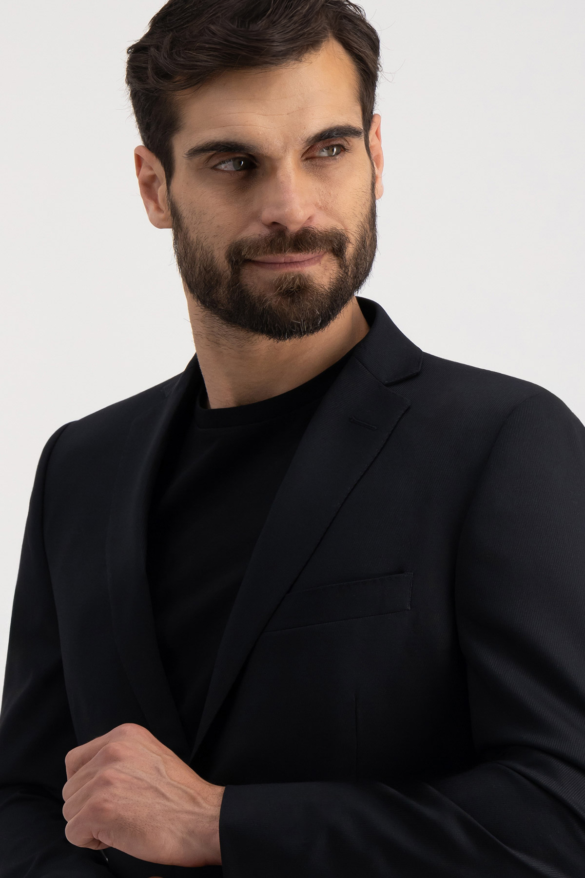 Blazer Roberts Negro Slim Fit