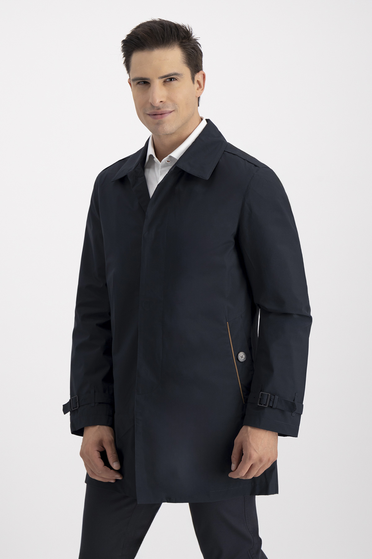 Gabardina LIGHT JACKET Azul Marino Roberts Contemporary Fit