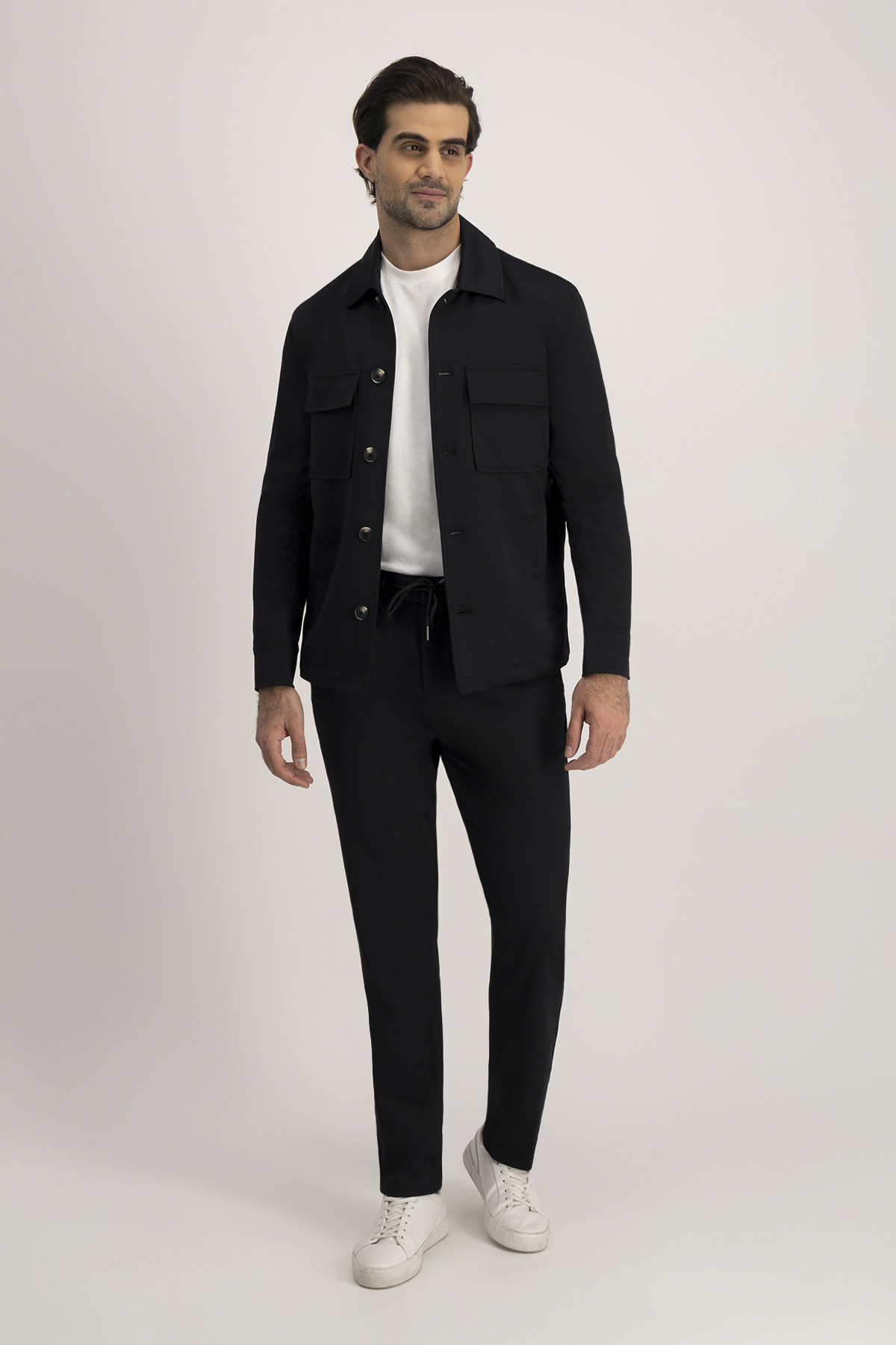 Sobrecamisa Anatomic Technology Roberts Red Negro Slim Fit