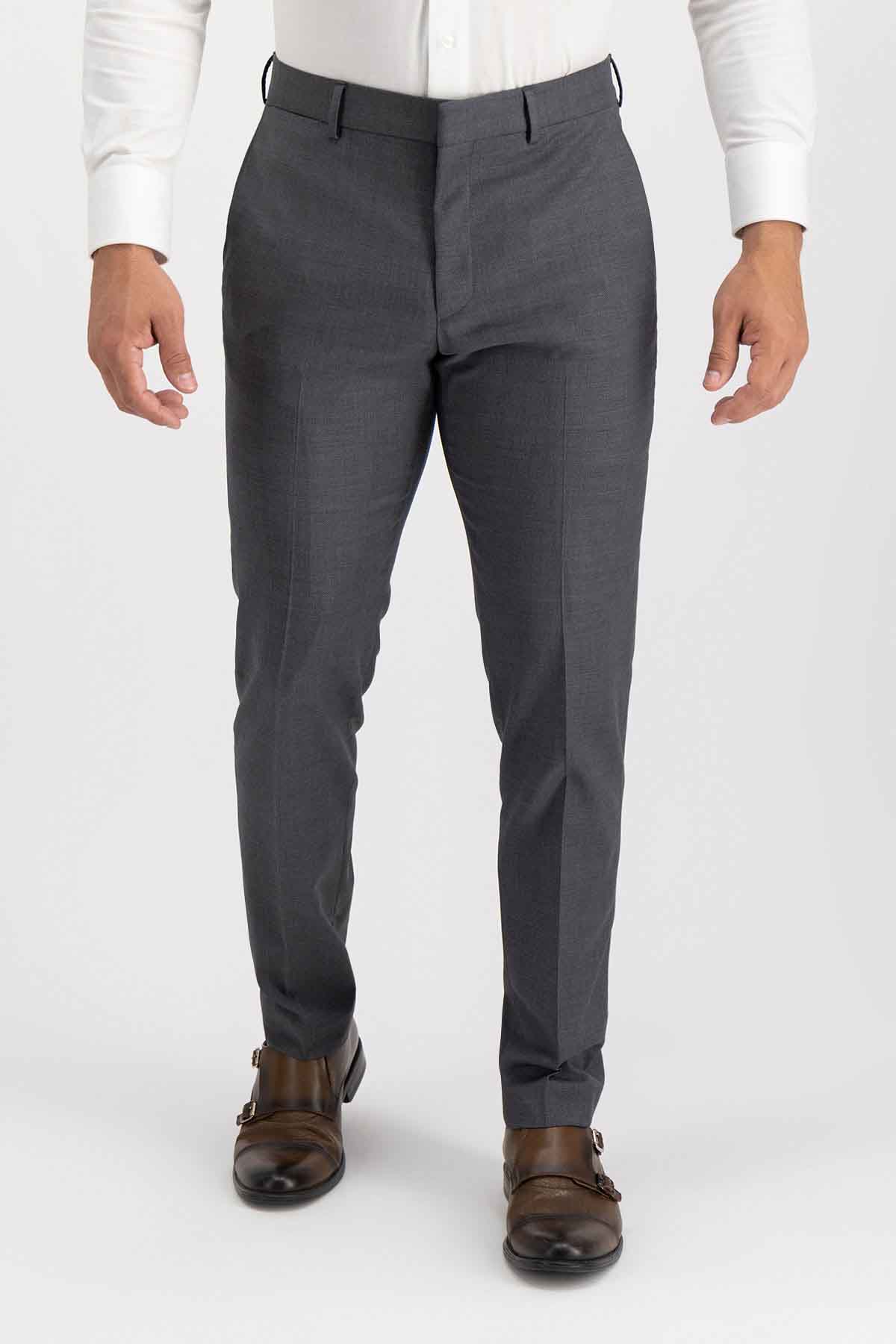 Traje Roberts Gris Oxford Slim Fit