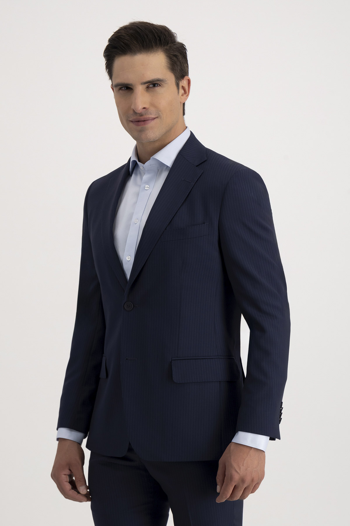 Traje Azul Marino Contemporary Fit