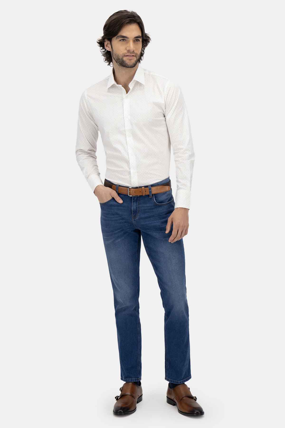Camisa Comfort Cotton Roberts Red Slim Fit