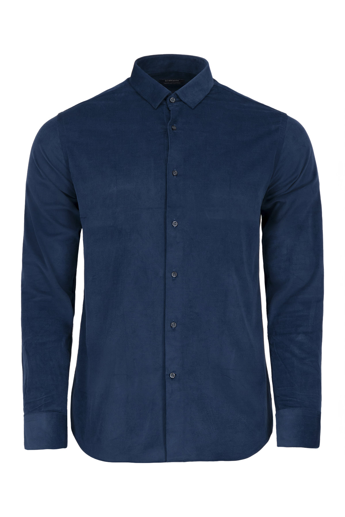 Camisa Casual Premium Cotton Slim Fit Azul