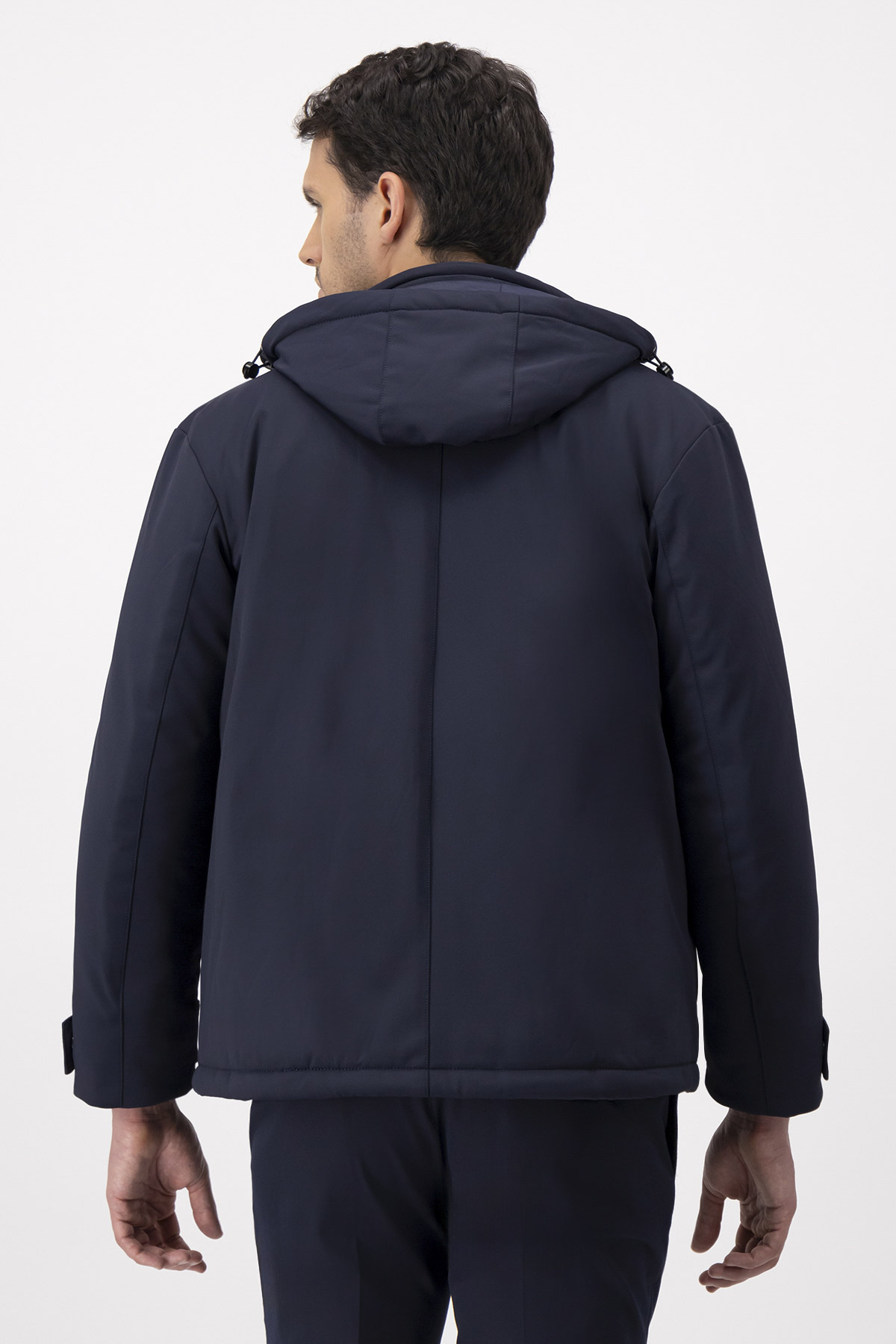 Chamarra Contemporary Fit Azul Marino