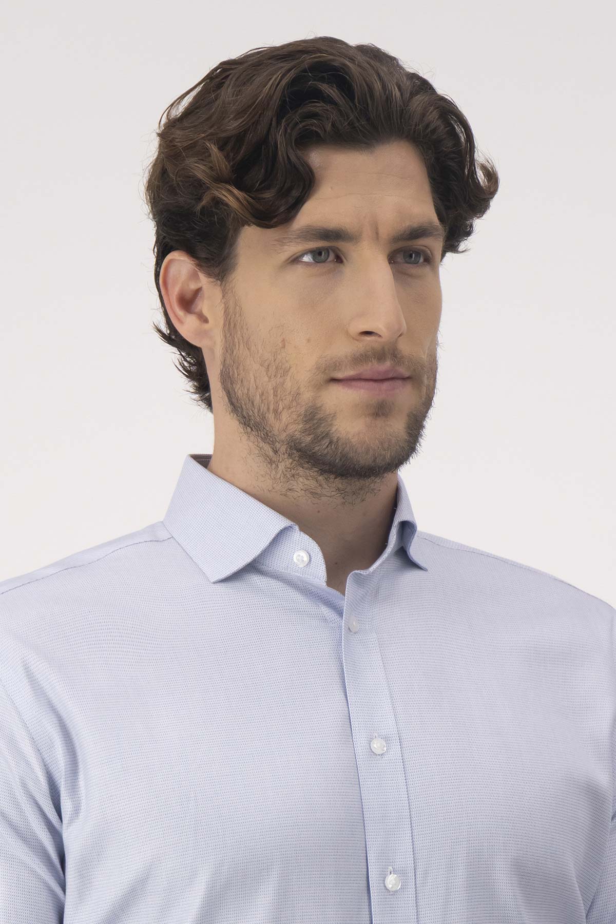 Camisa Formal NON IRON Contemporary Fit Azul