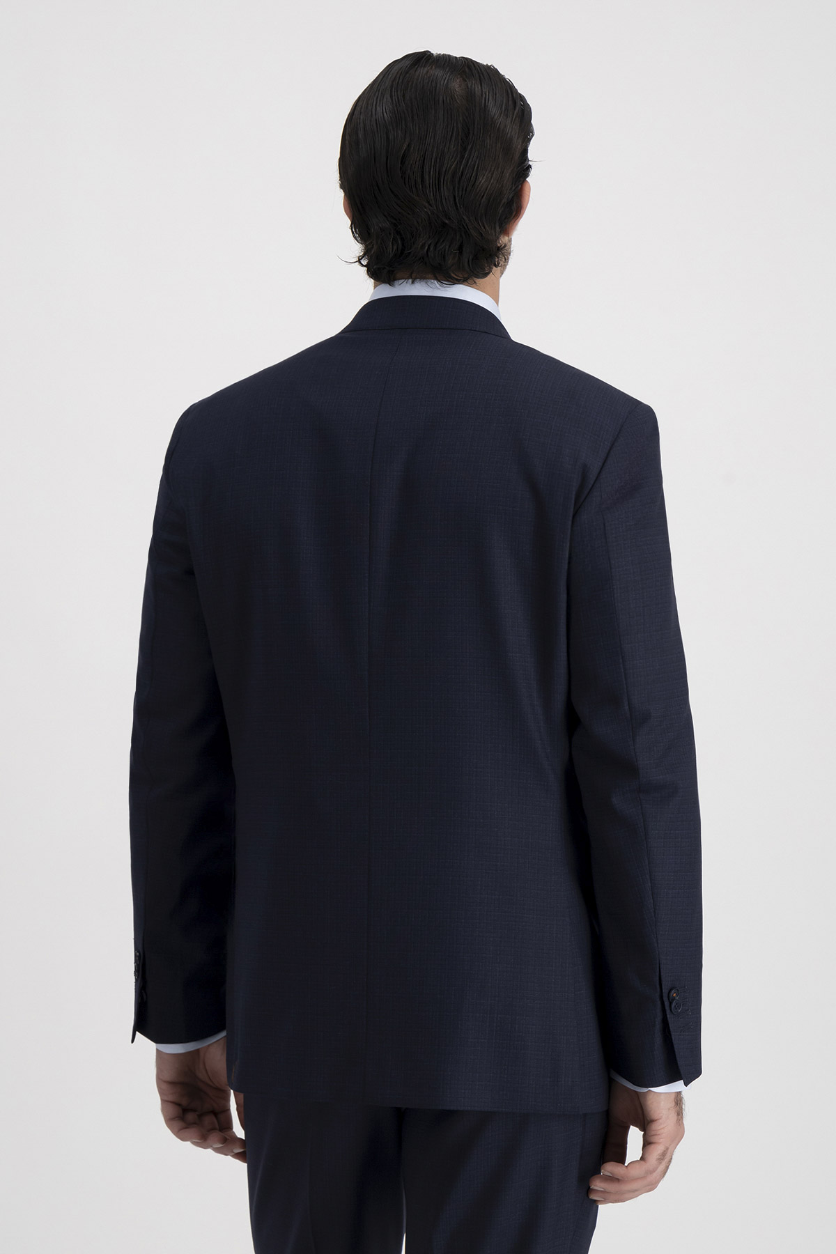 Traje Calderoni Couture Azul Marino Contemporary Fit