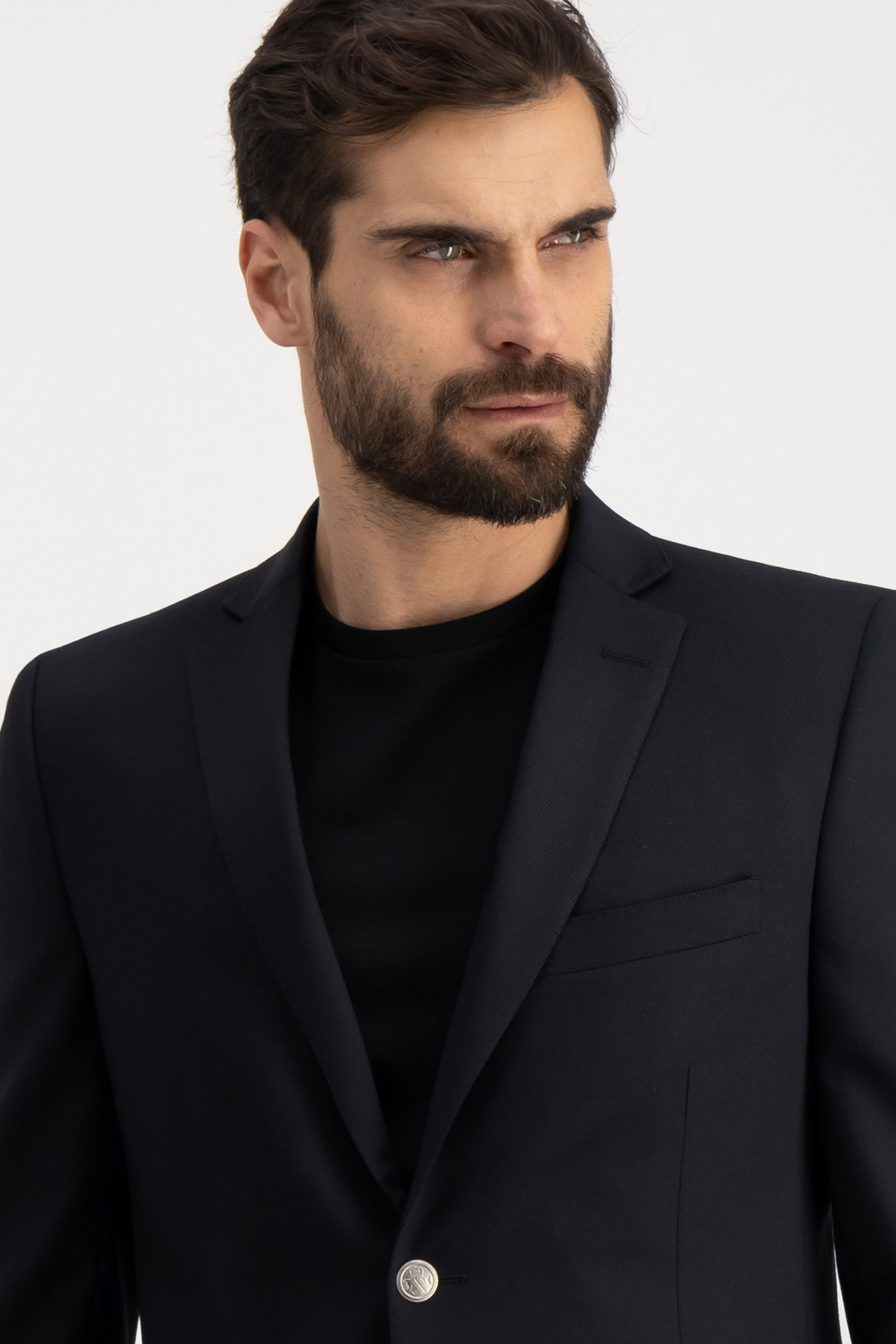 Blazer Roberts Negro Slim Fit