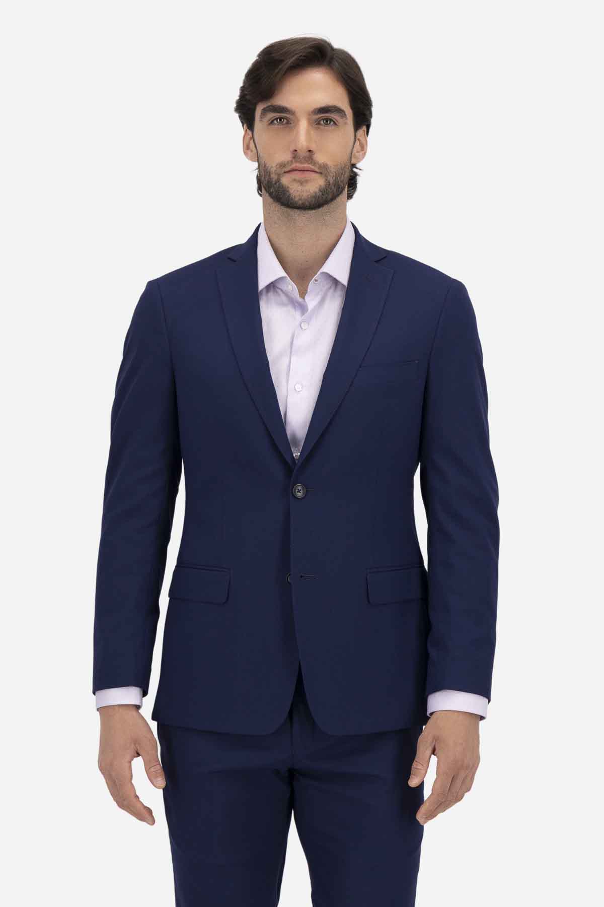 Traje Roberts Red Anatomic Color azul rey Slim fit image number 2