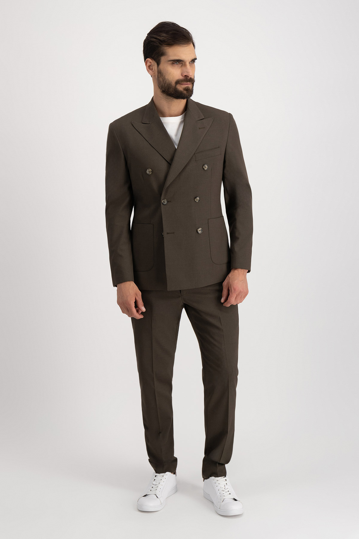 Traje Roberts Red Verde Oliva Slim Fit