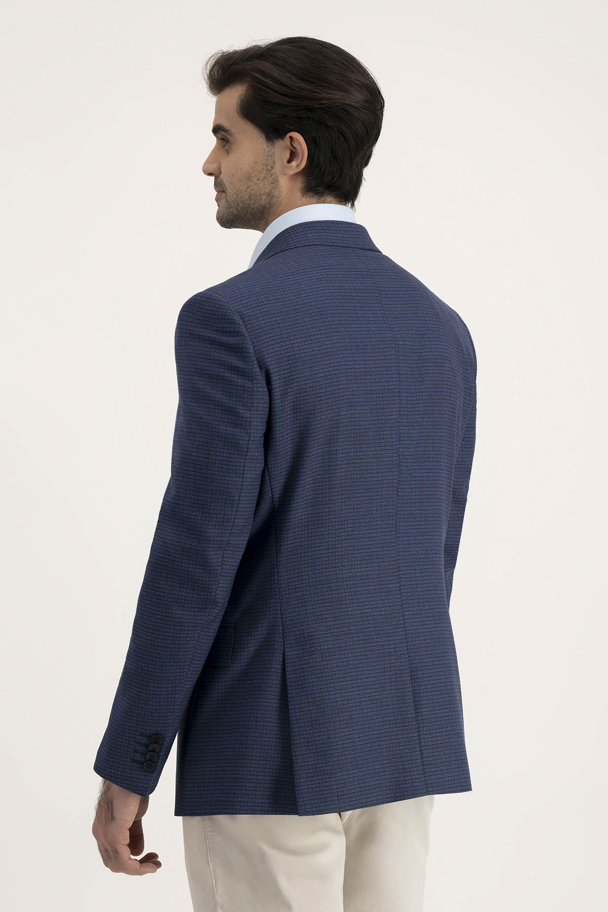 Saco Casual Roberts Azul Cobalto Contemporary Fit