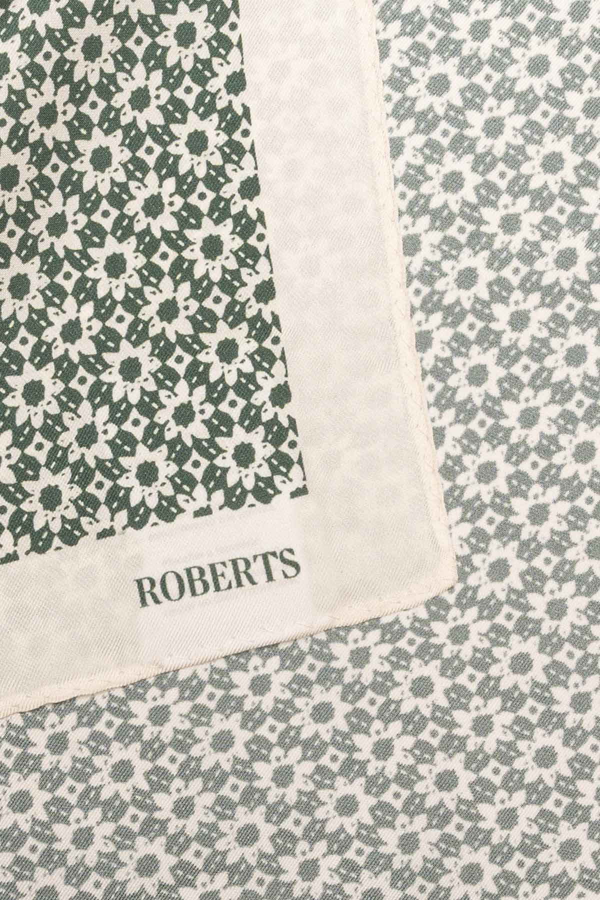 Pañuelo De Bolsillo De Seda Blanco image number 2