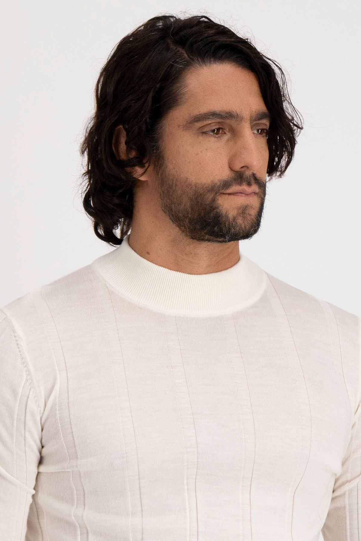 Suéter Casual Merino Wool Contemporary Fit image number 1