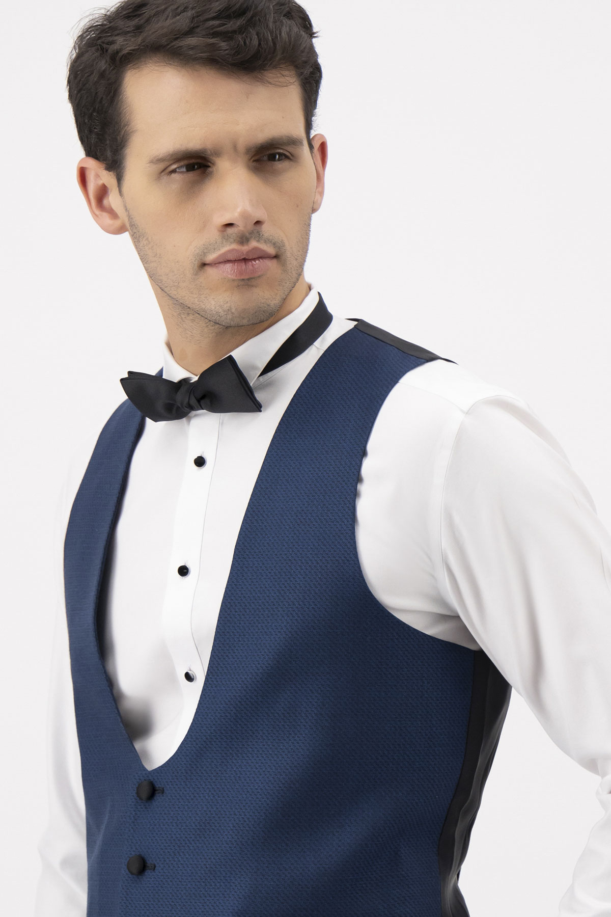 Chaleco Formal Slim Fit Azul Marino