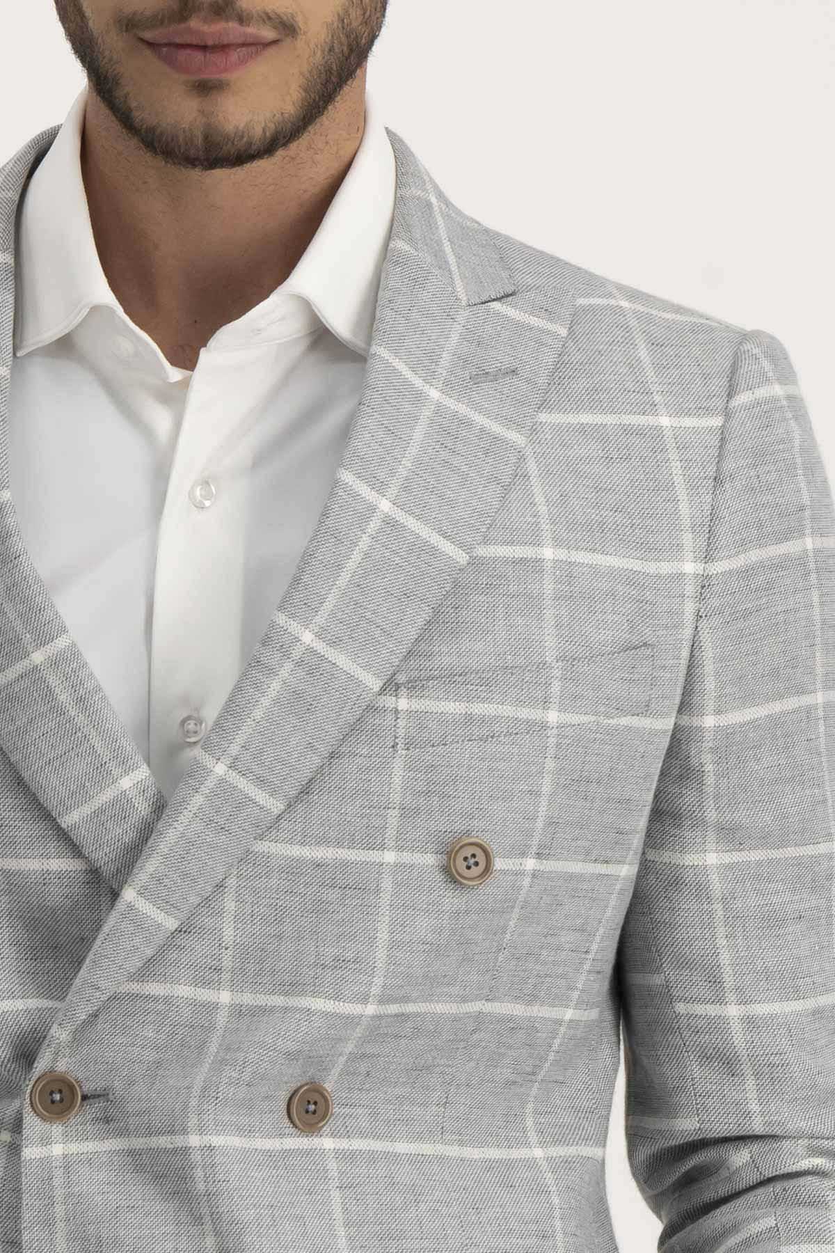 Saco Roberts Gris Claro Slim Fit