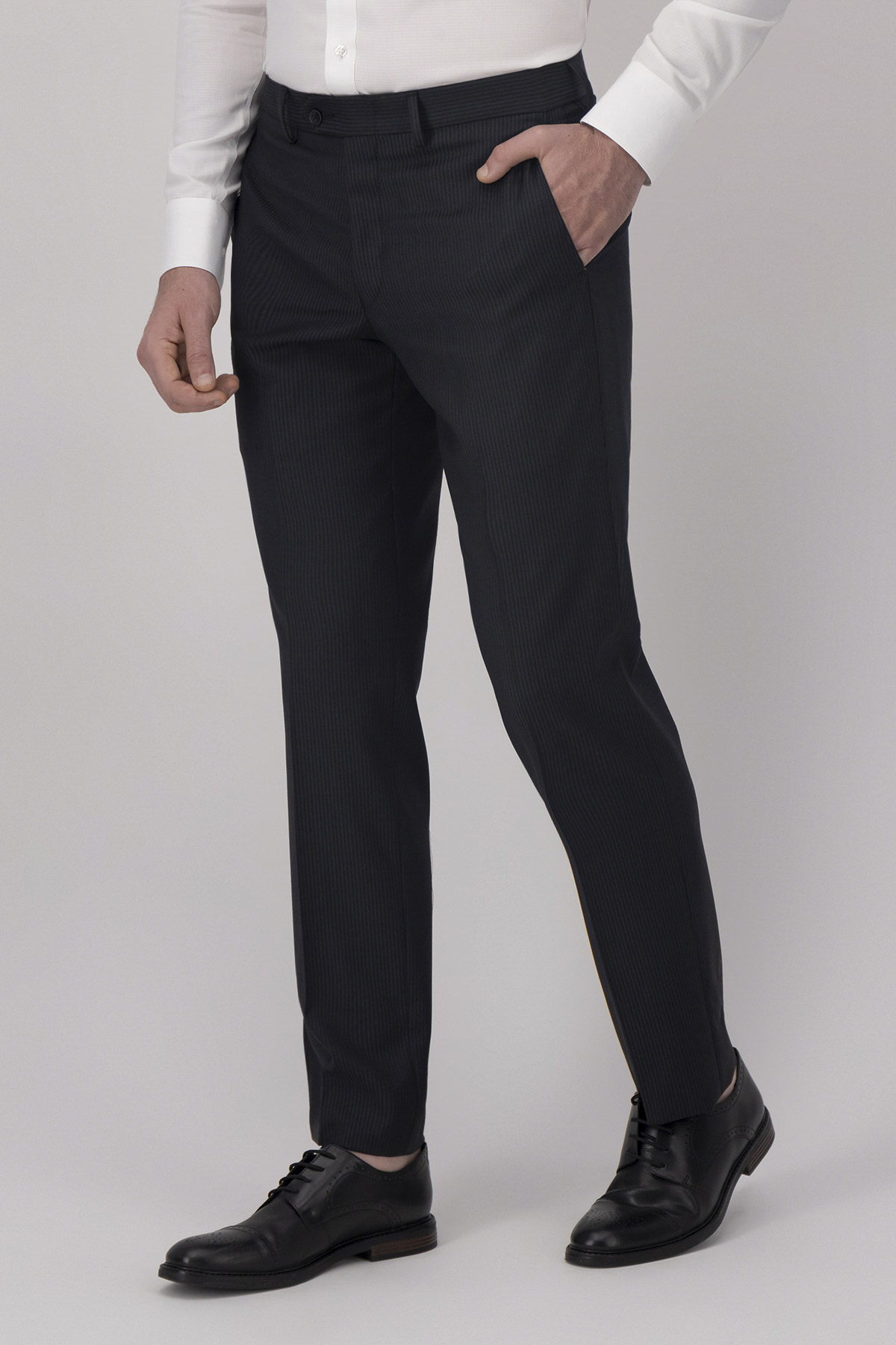 Traje Color Gris Oxford Contemporary Fit