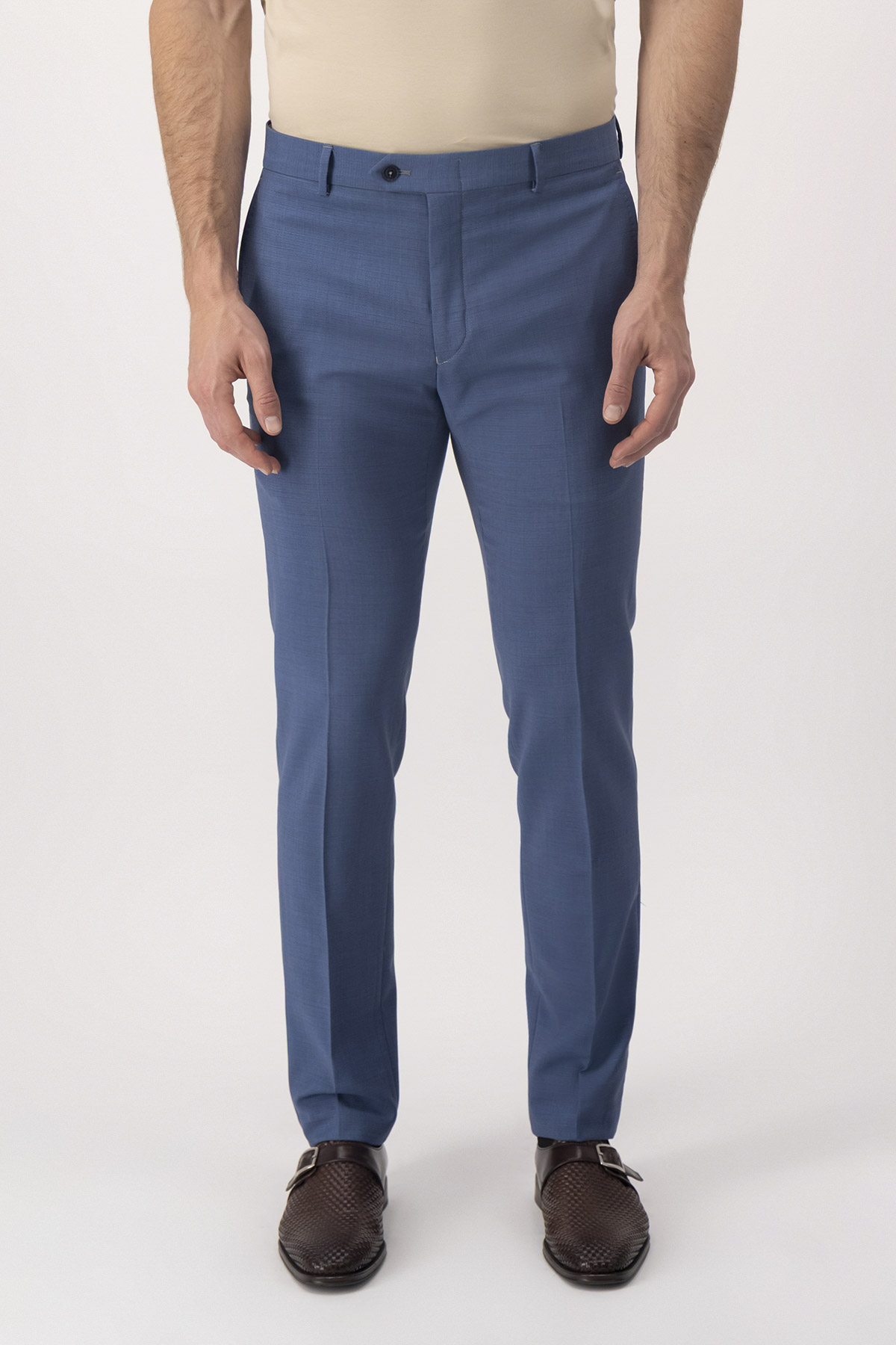 Traje Slim Fit Azul Claro
