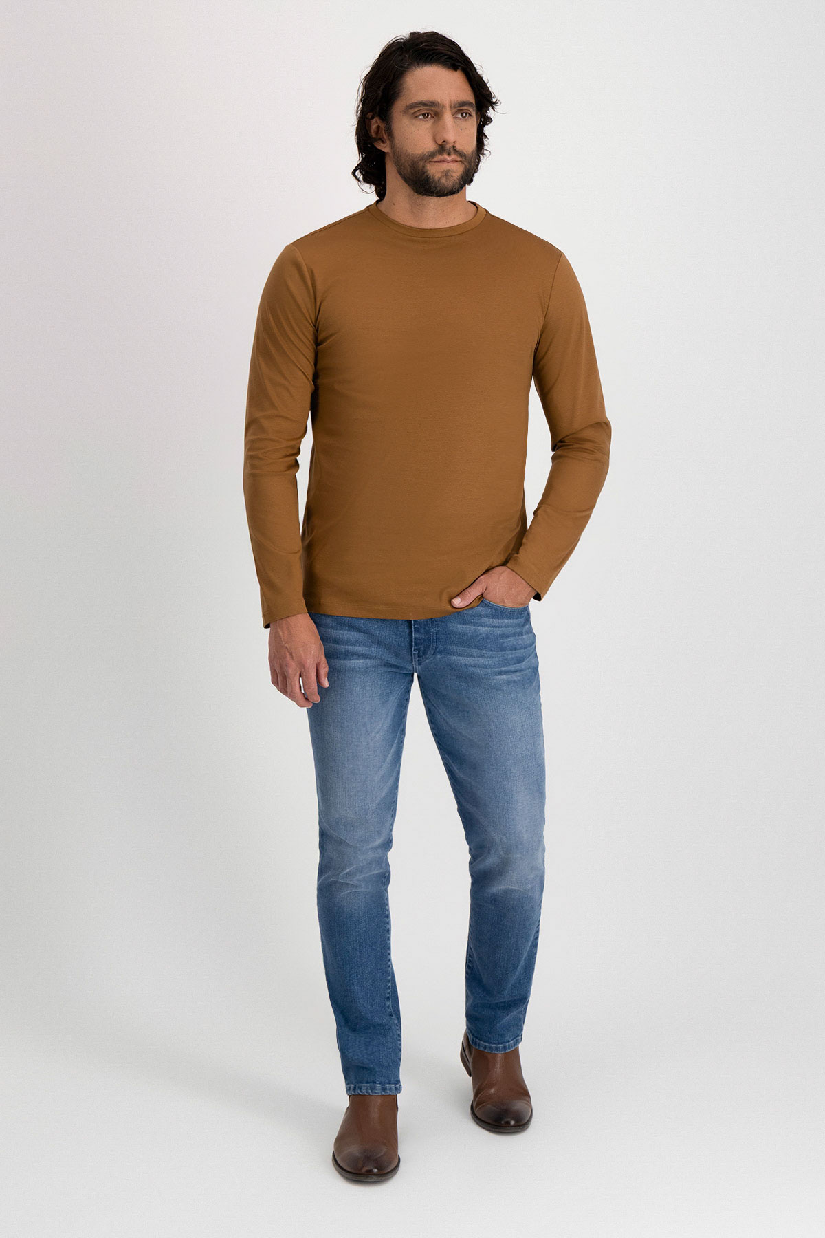 Playera Casual Contemporary Fit image number 3