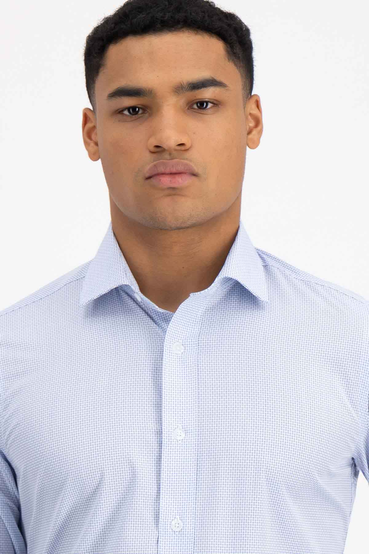 Camisa Vestir Roberts Red Blanco Slim Fit