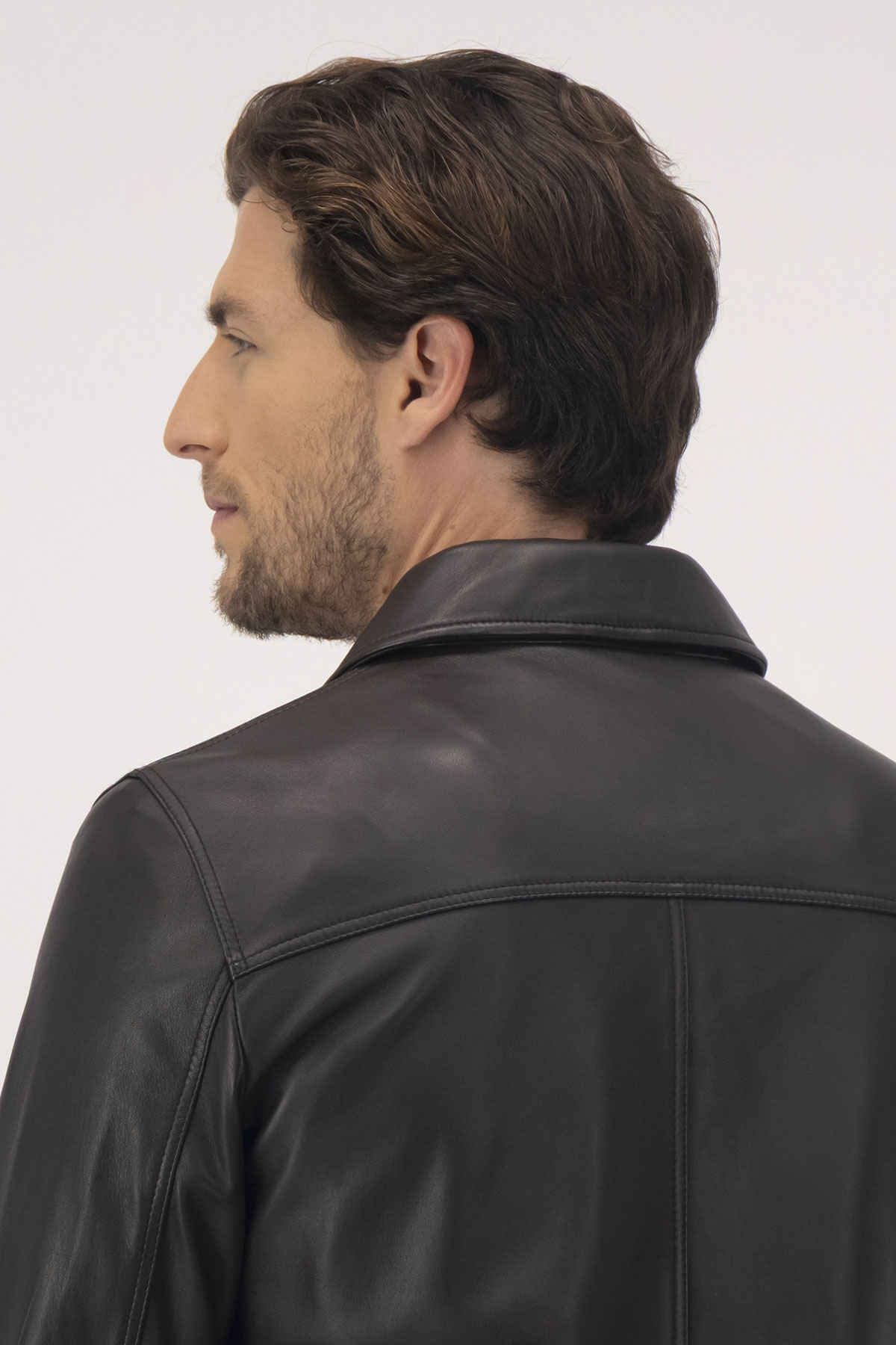 Chamarra La Vera Pelle Contemporary Fit