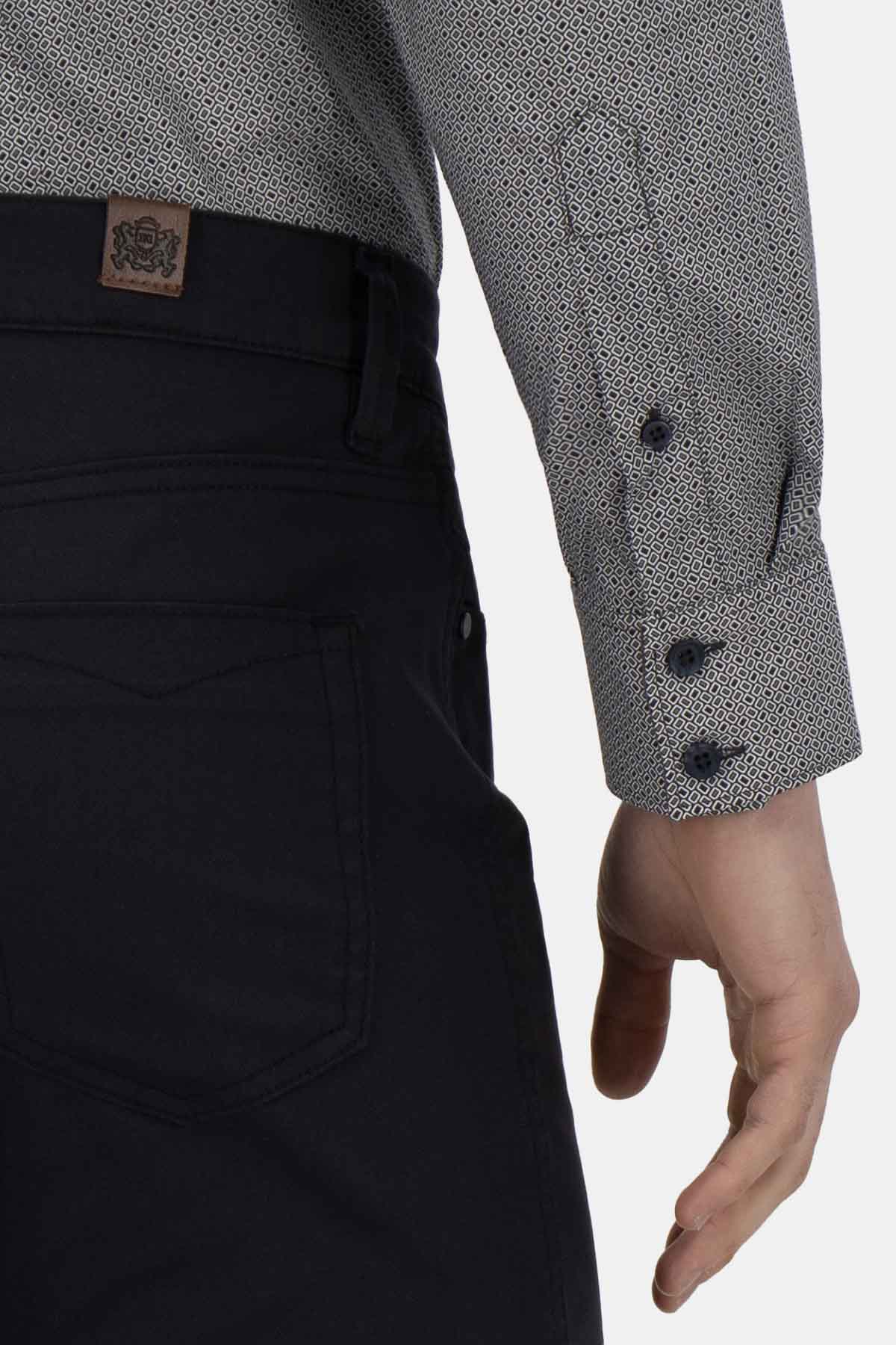 Camisa Vestir Roberts Red Verde Militar Slim Fit
