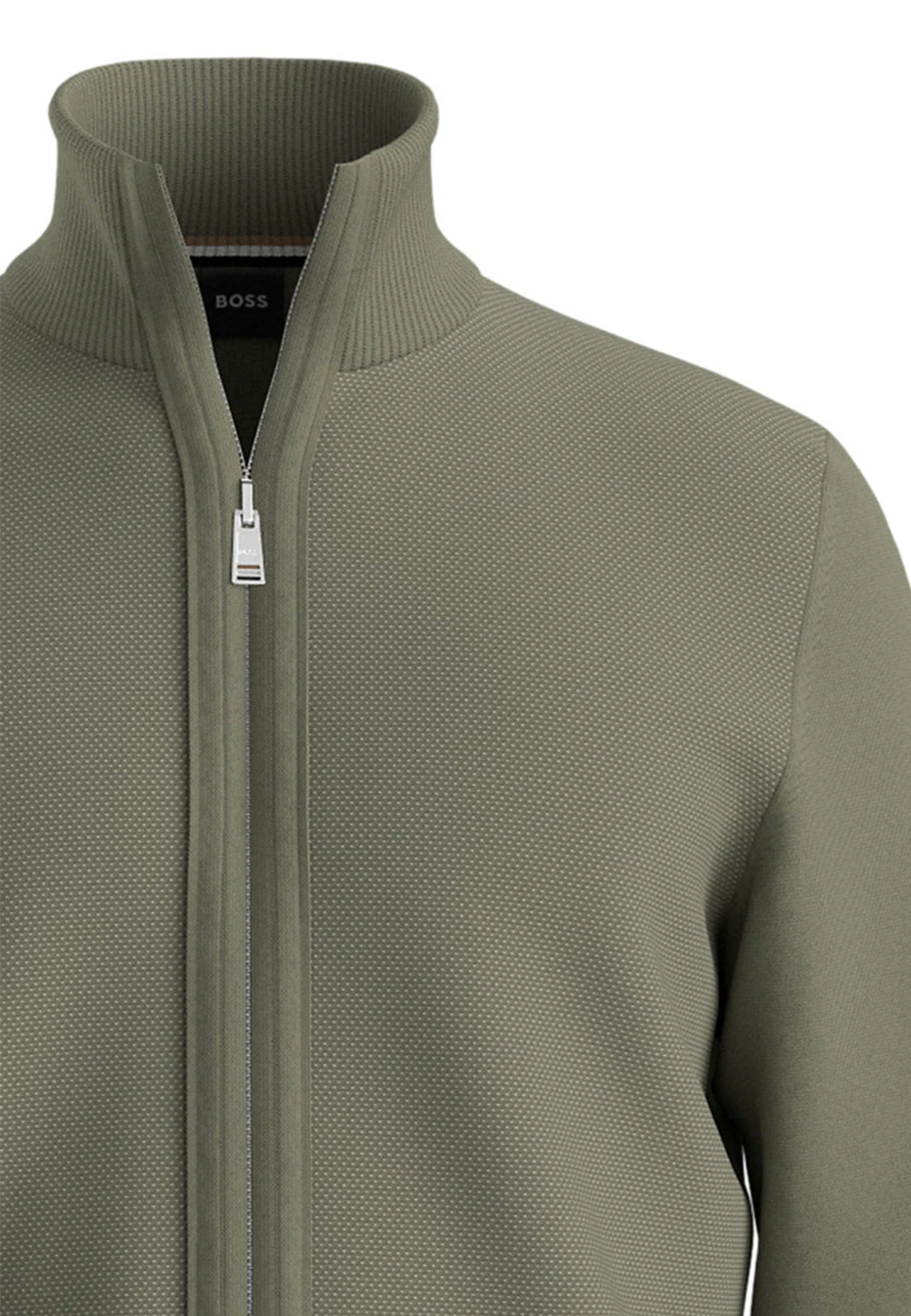 Cárdigan De Lana Virgen Con Cremallera image number 1