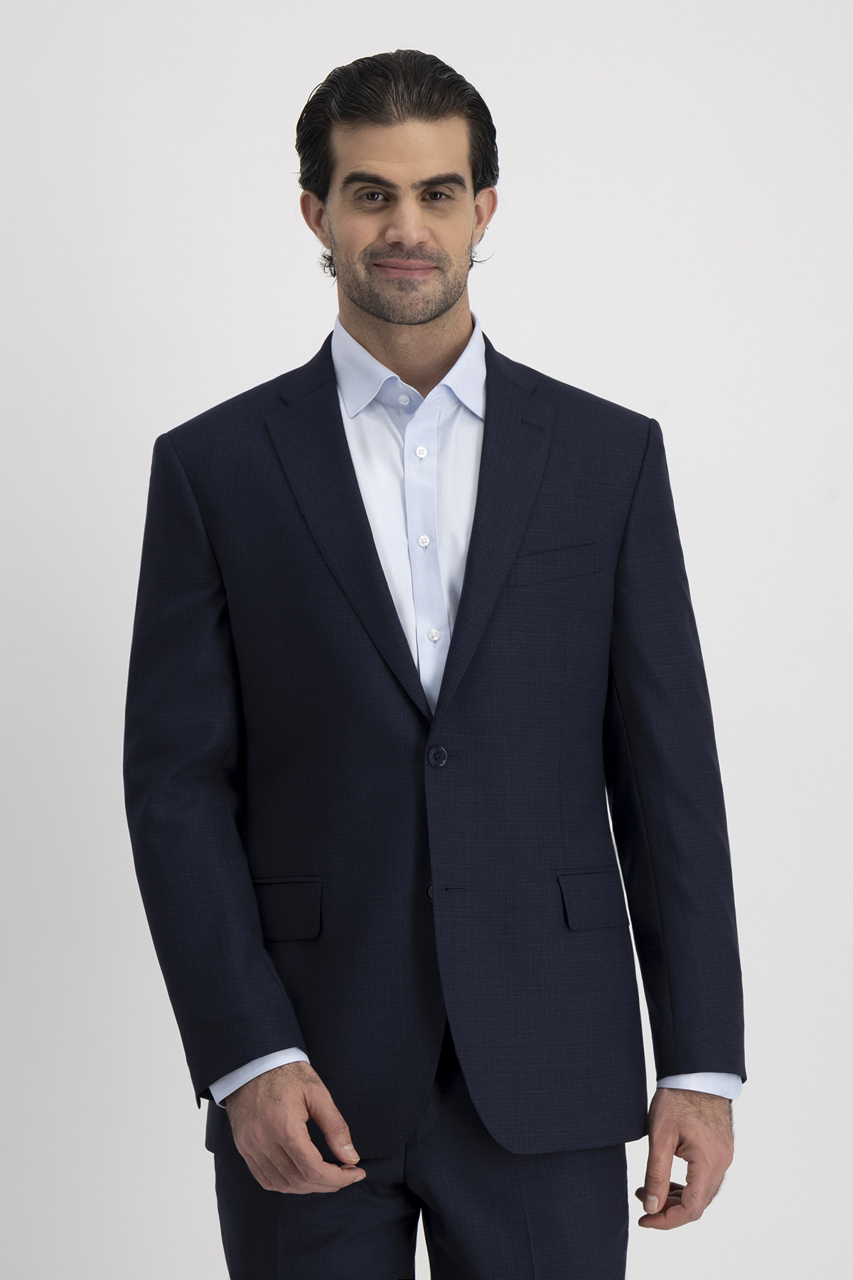 Traje Calderoni Couture Azul Marino Contemporary Fit
