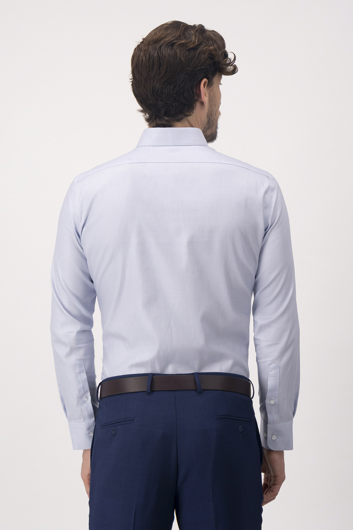 Camisa Formal NON IRON Contemporary Fit Azul