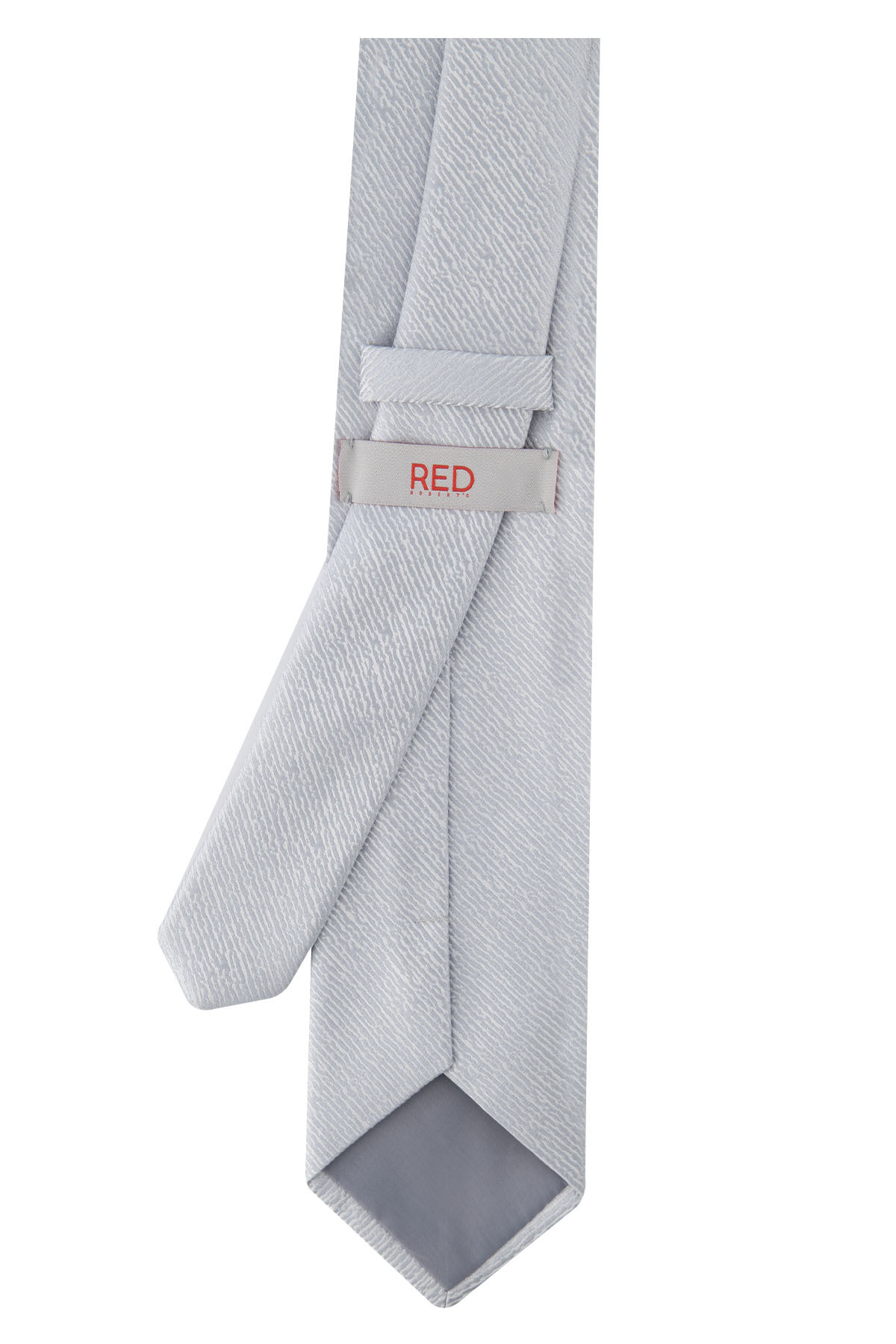 Corbata Color Plata Roberts Red
