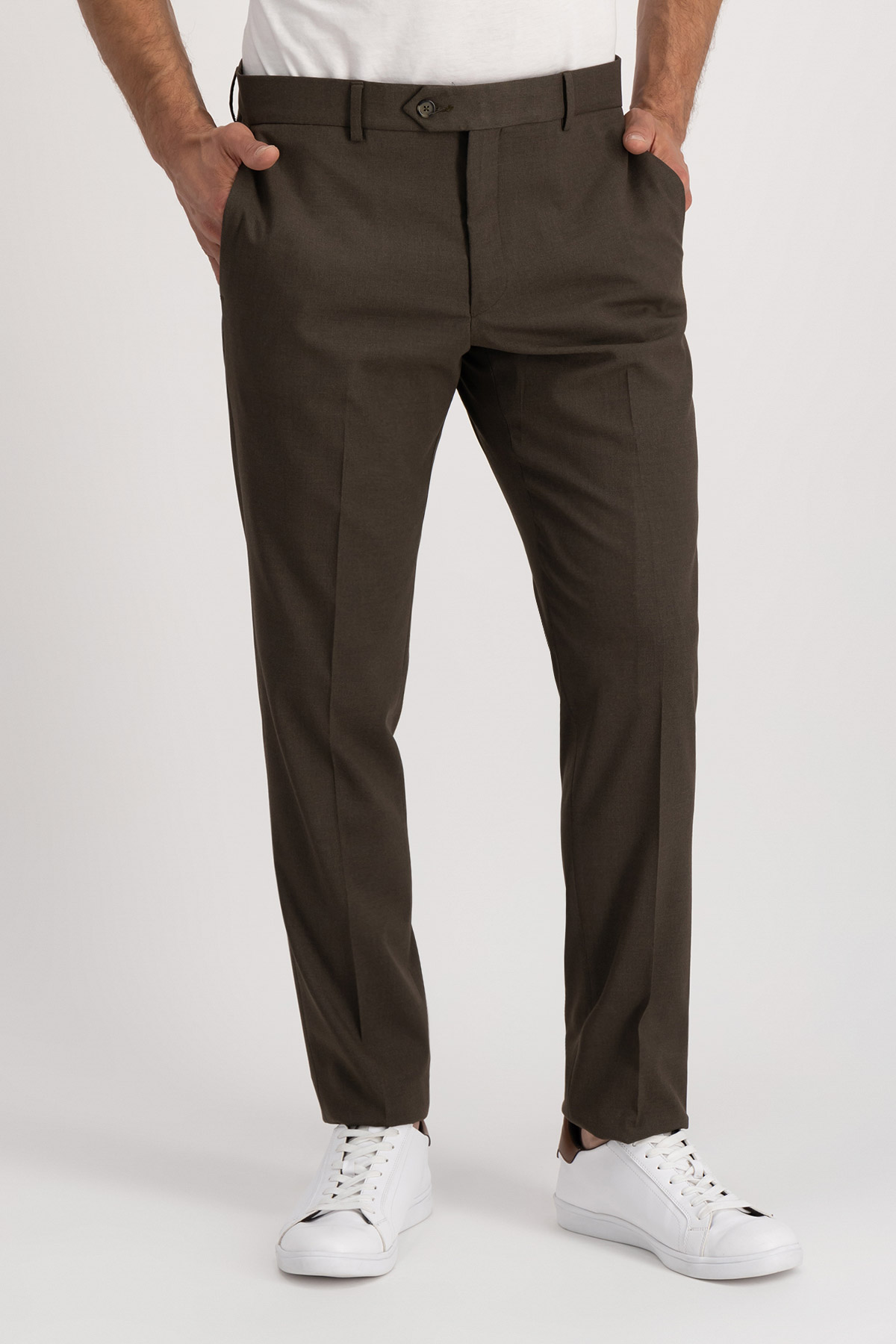 Traje Roberts Red Verde Oliva Slim Fit