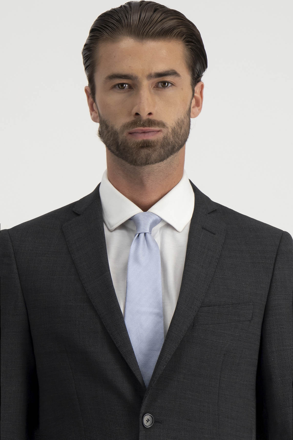 Traje Roberts Red Negro Slim Fit