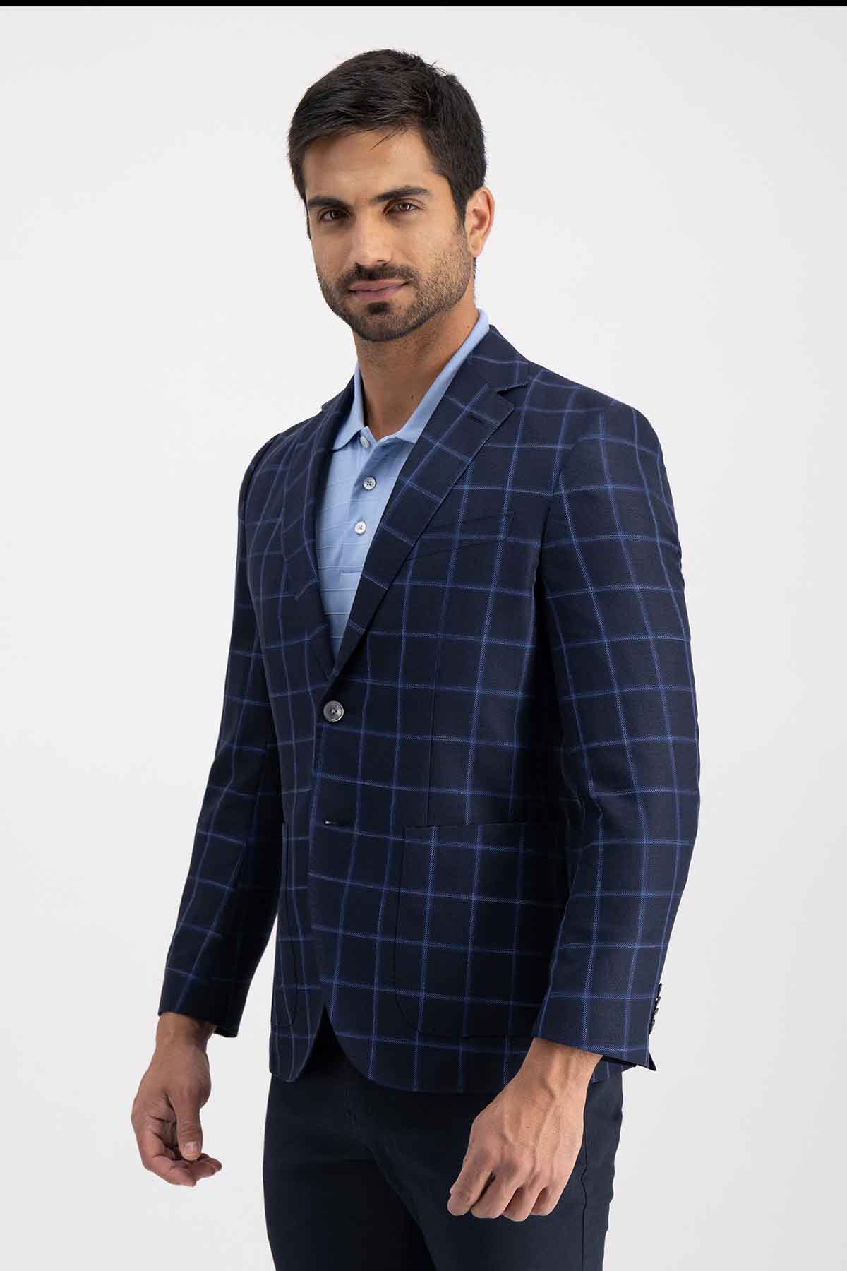Saco Sport Hugo Boss Regular Fit Azul Marino