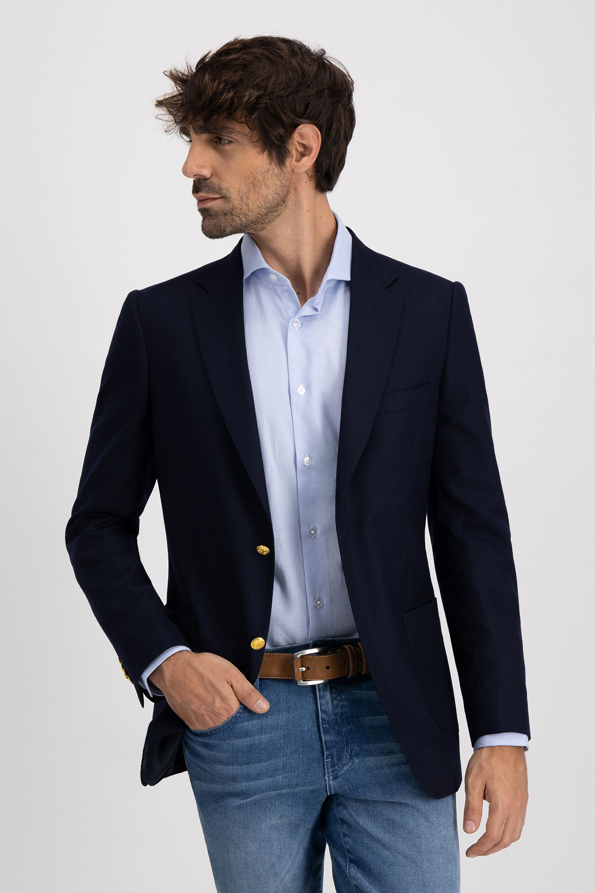 Blazer Roberts Azul Marino Slim Fit