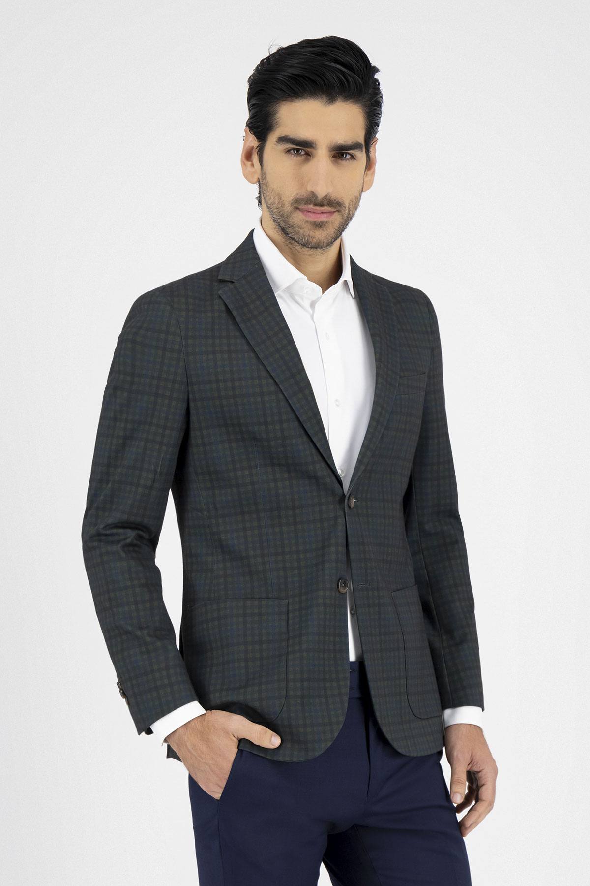Saco Casual Anatomic Technology Slim Fit Verde