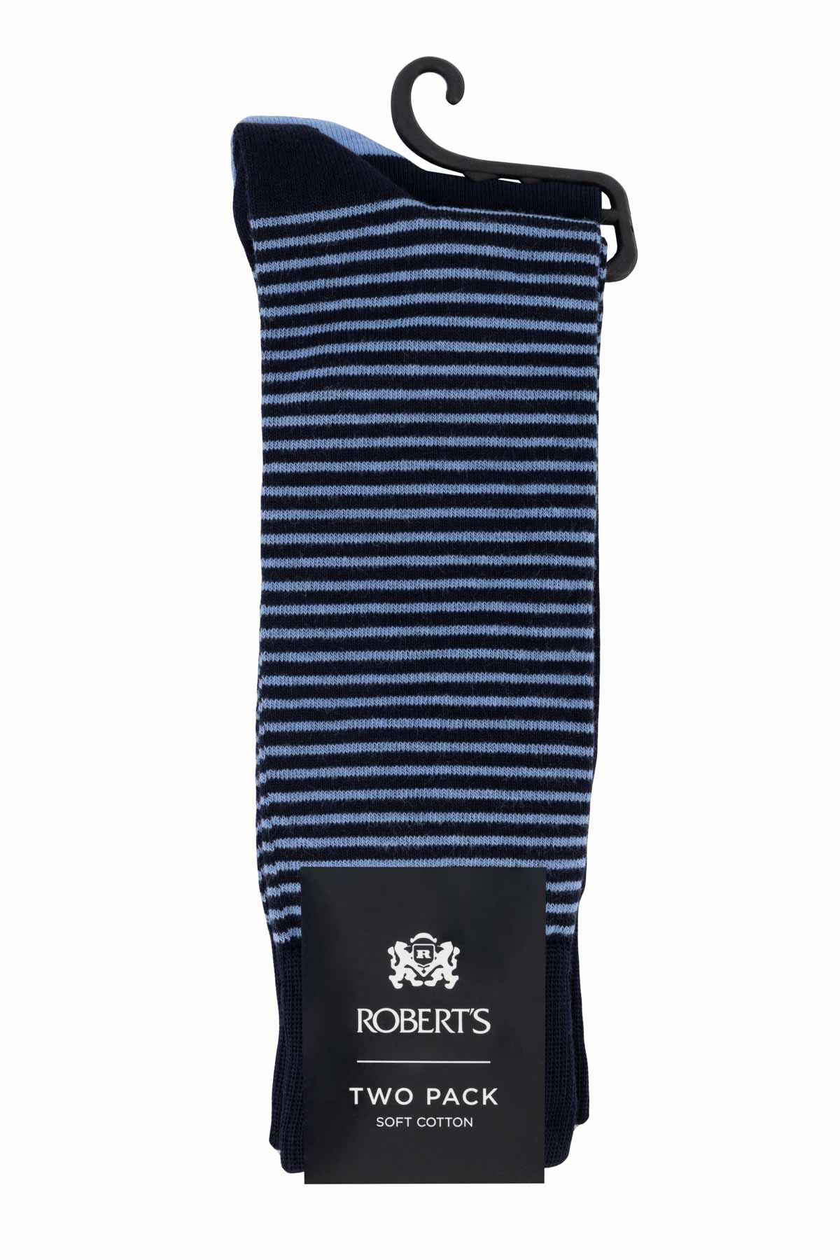 Two Pack de Calcetines Roberts Color Azul Marino