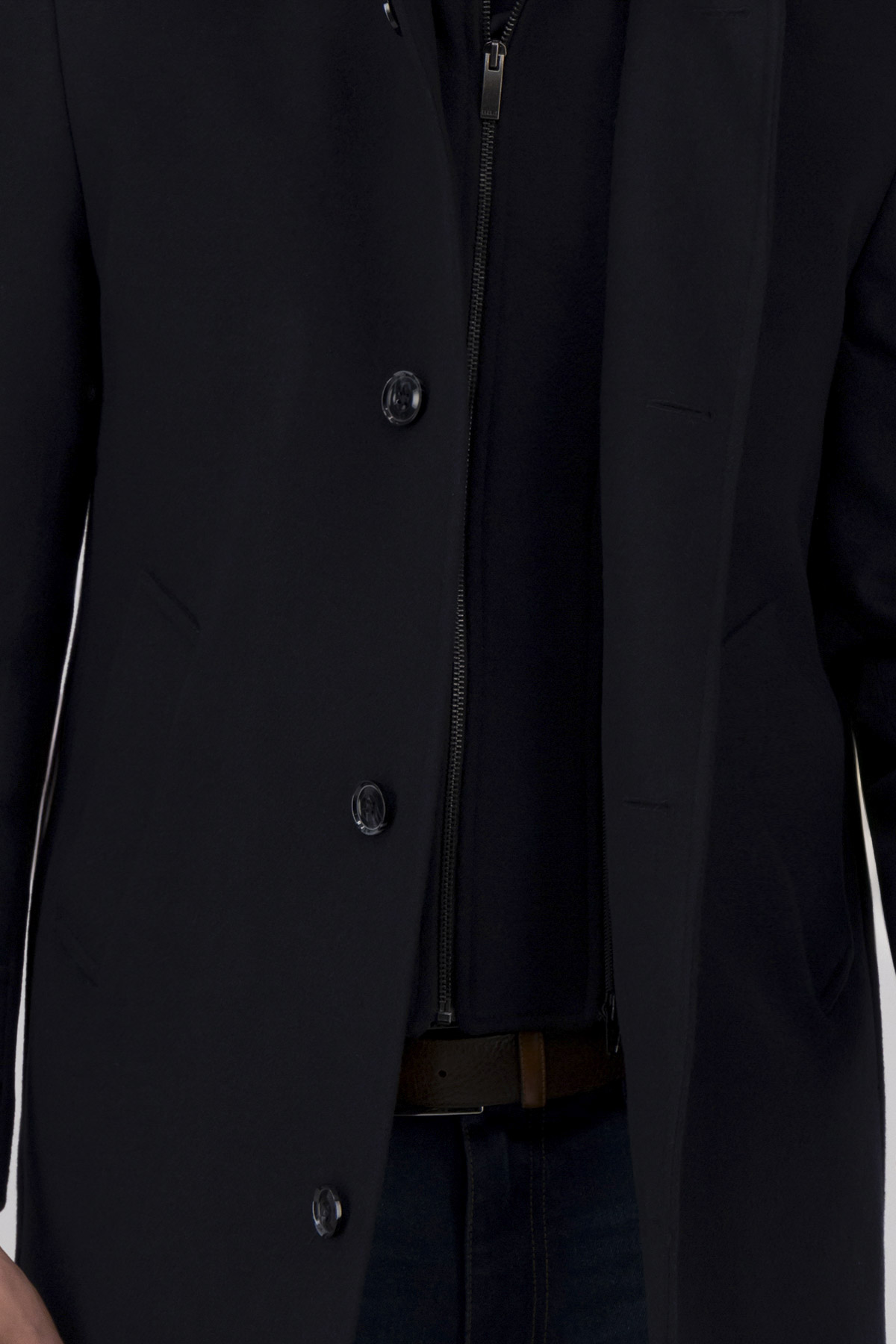 Abrigo Azul Marino Slim Fit