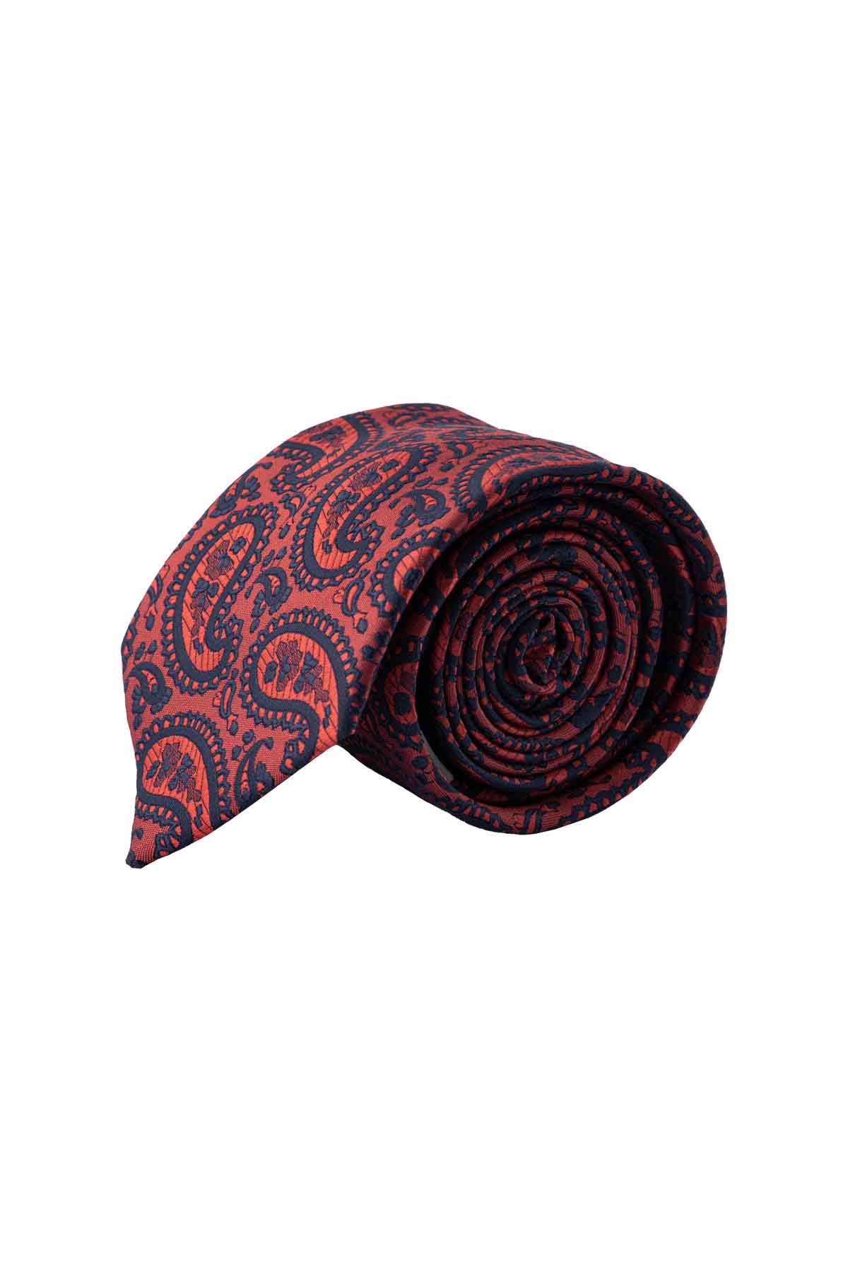Corbata Roberts Red Rojo Quemado