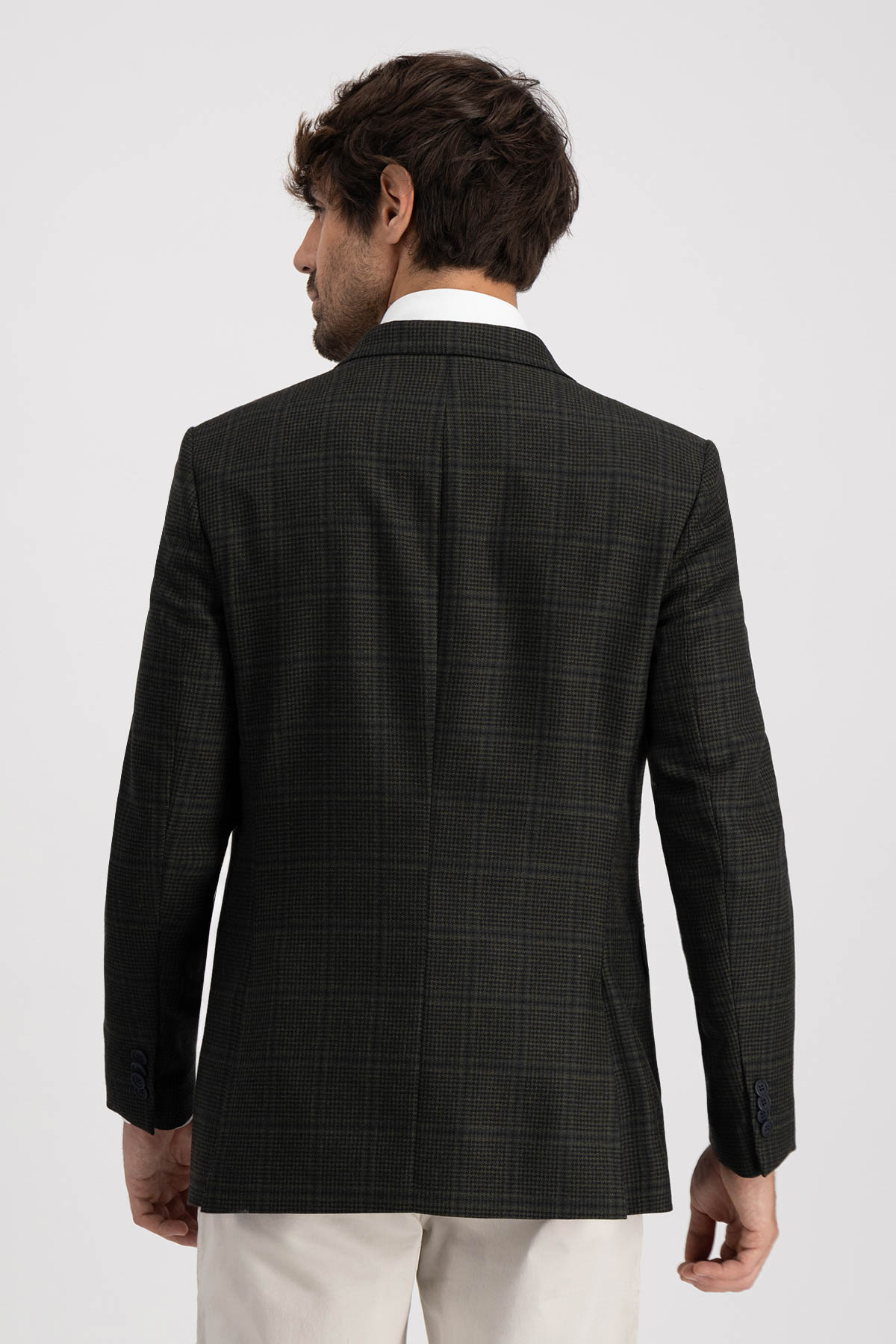 Saco Casual Roberts Azul Marino Slim Fit image number 3