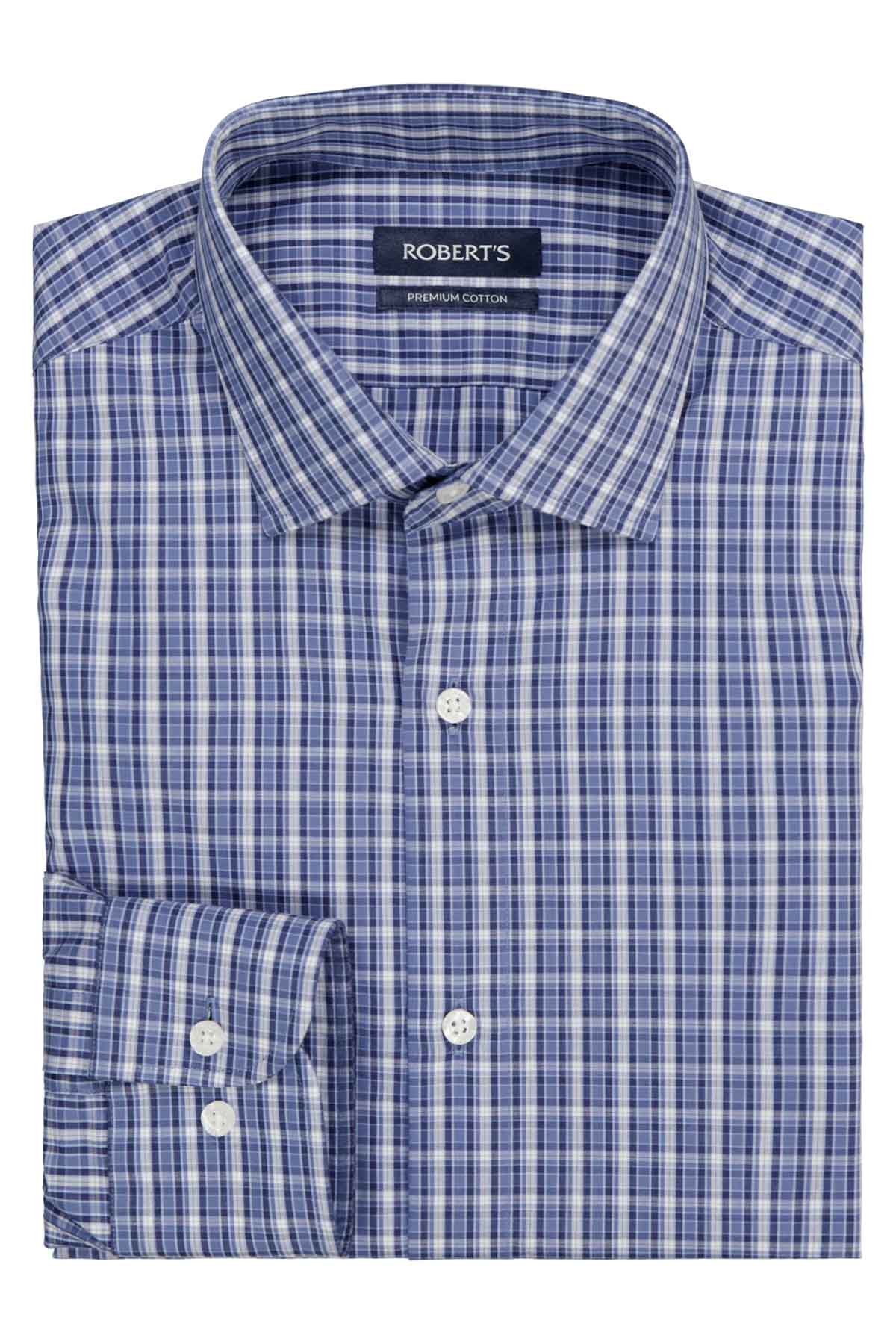 Camisa sport Roberts Color azul Regular fit