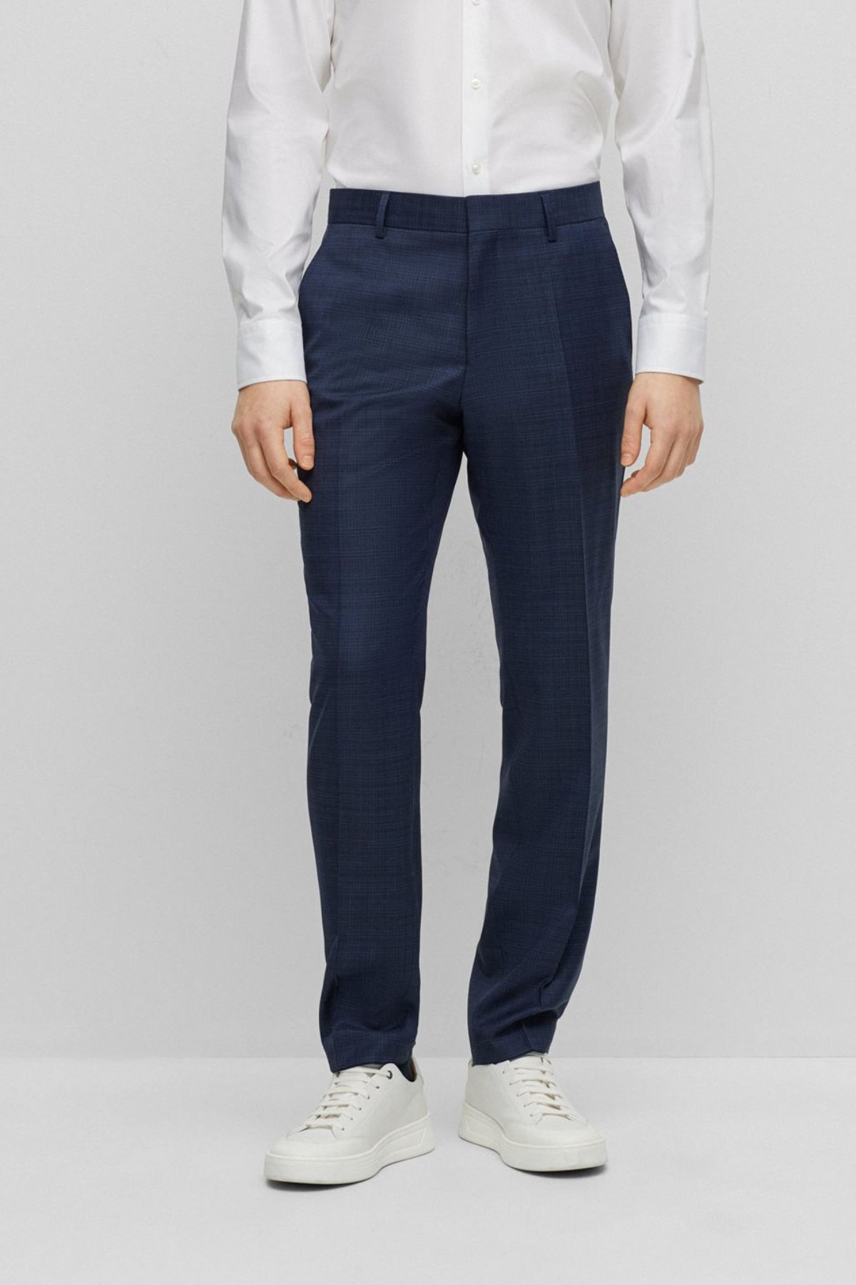 TRAJE  BOSS FORMAR AZUL SLIM FIT DE LANA