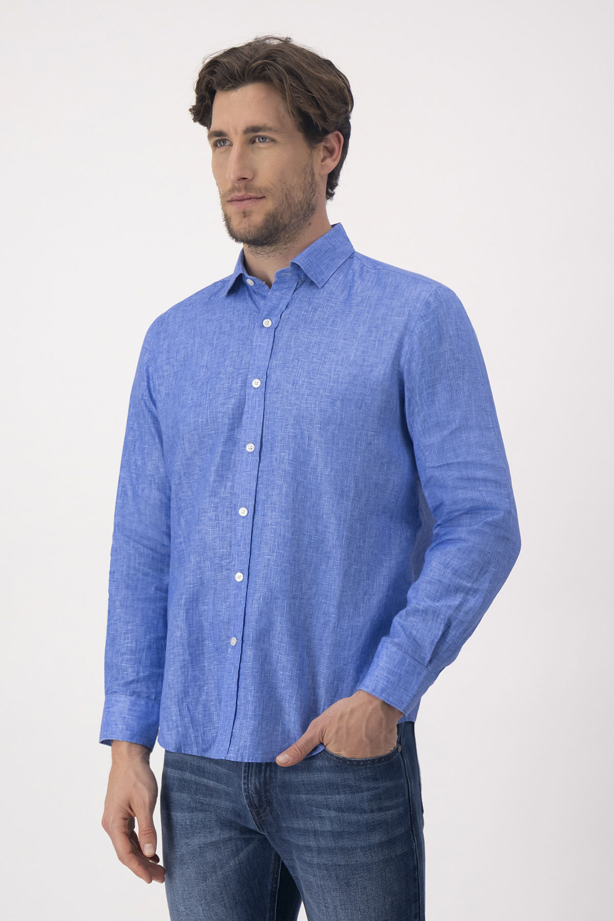 Camisa Casual Paper Touch Contemporary Fit