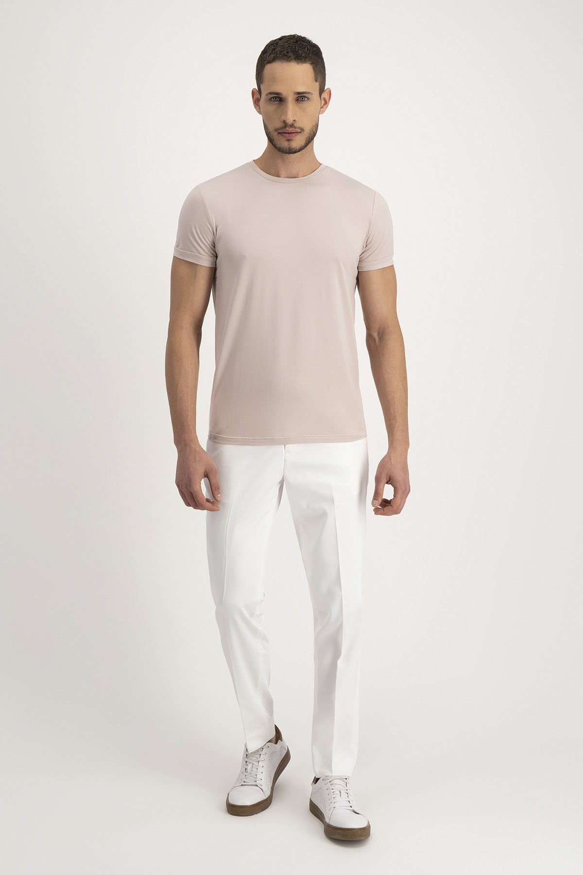 Playera ANATOMIC TECHNOLOGY Roberts Red Rosa Claro Slim Fit