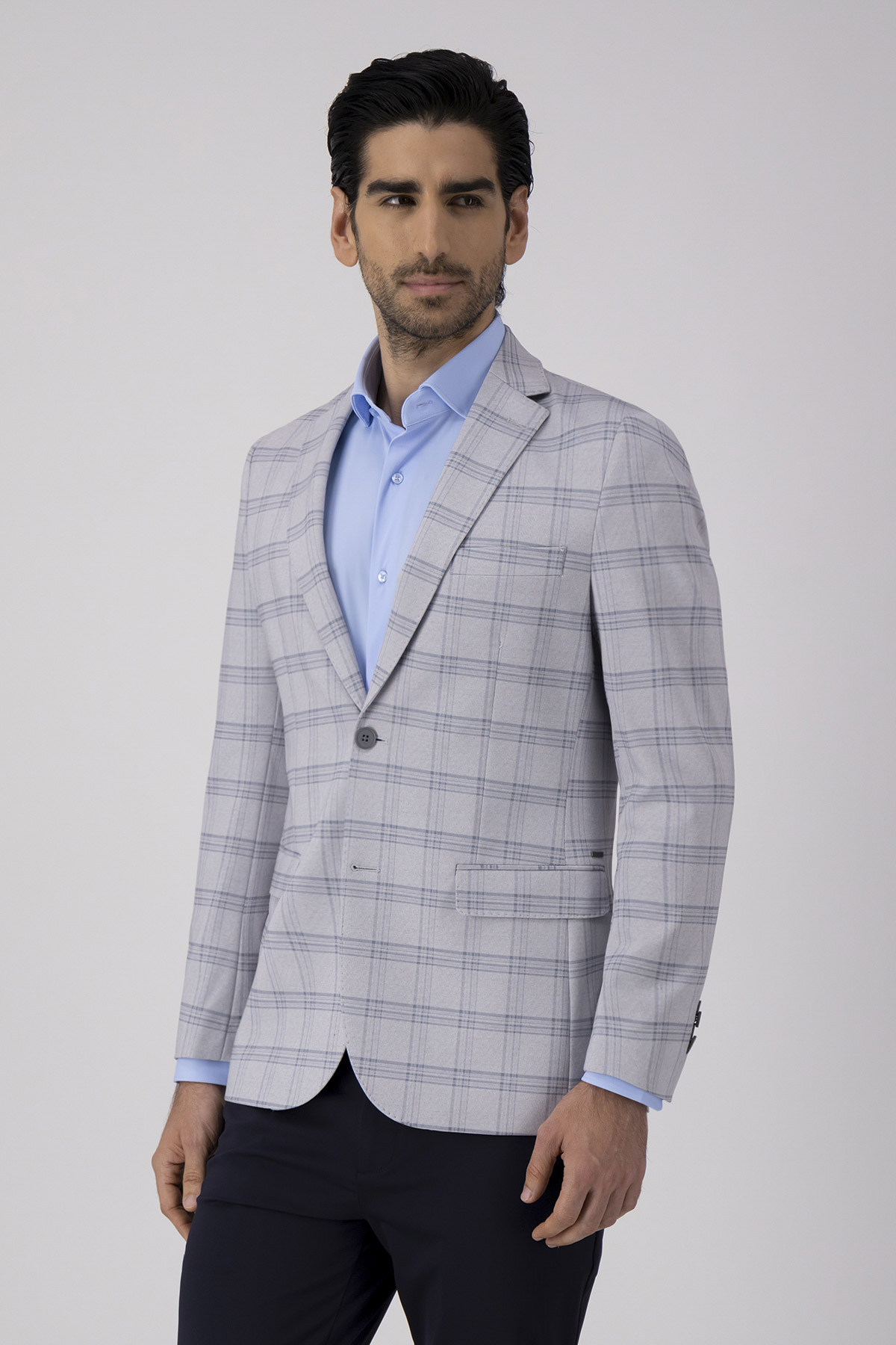 Saco Casual Anatomic Technology Slim Fit Gris