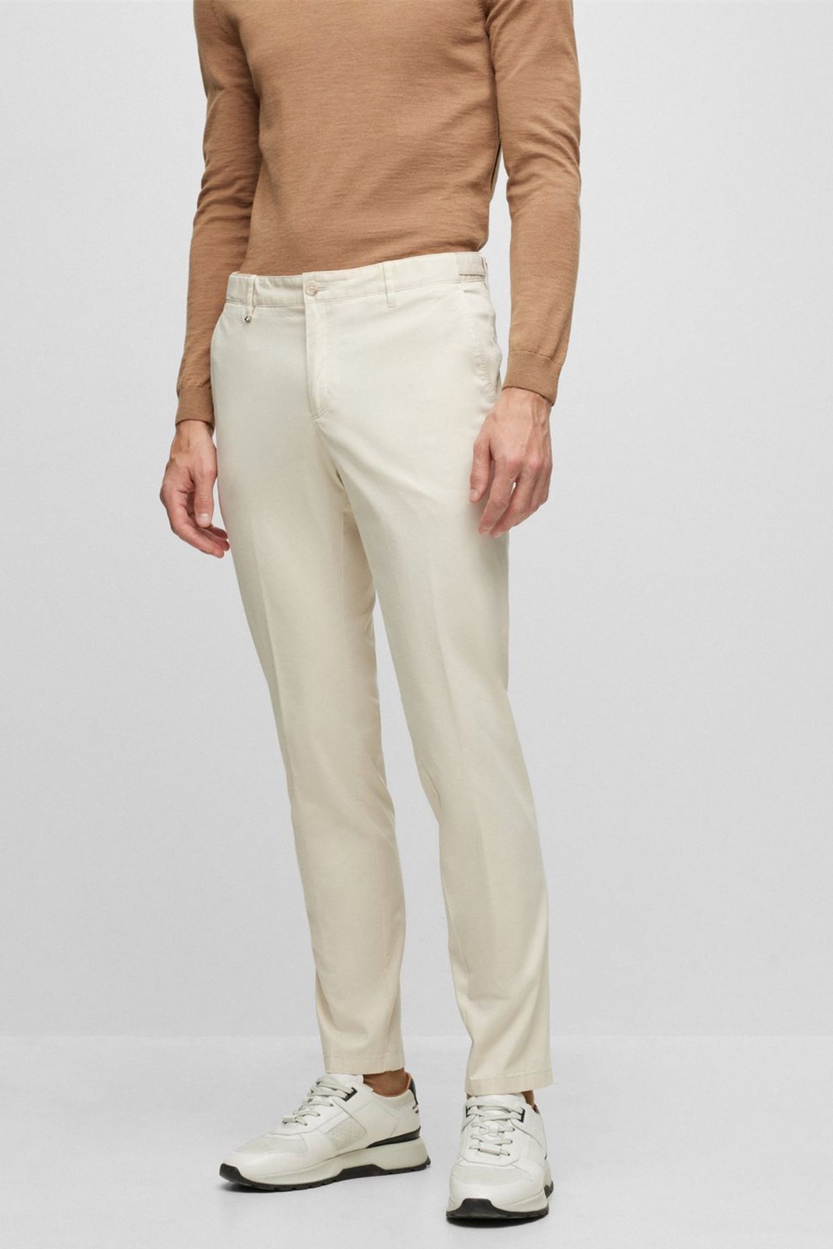 PANTALÓN BOSS CASUAL BLANCO SLIM FIT