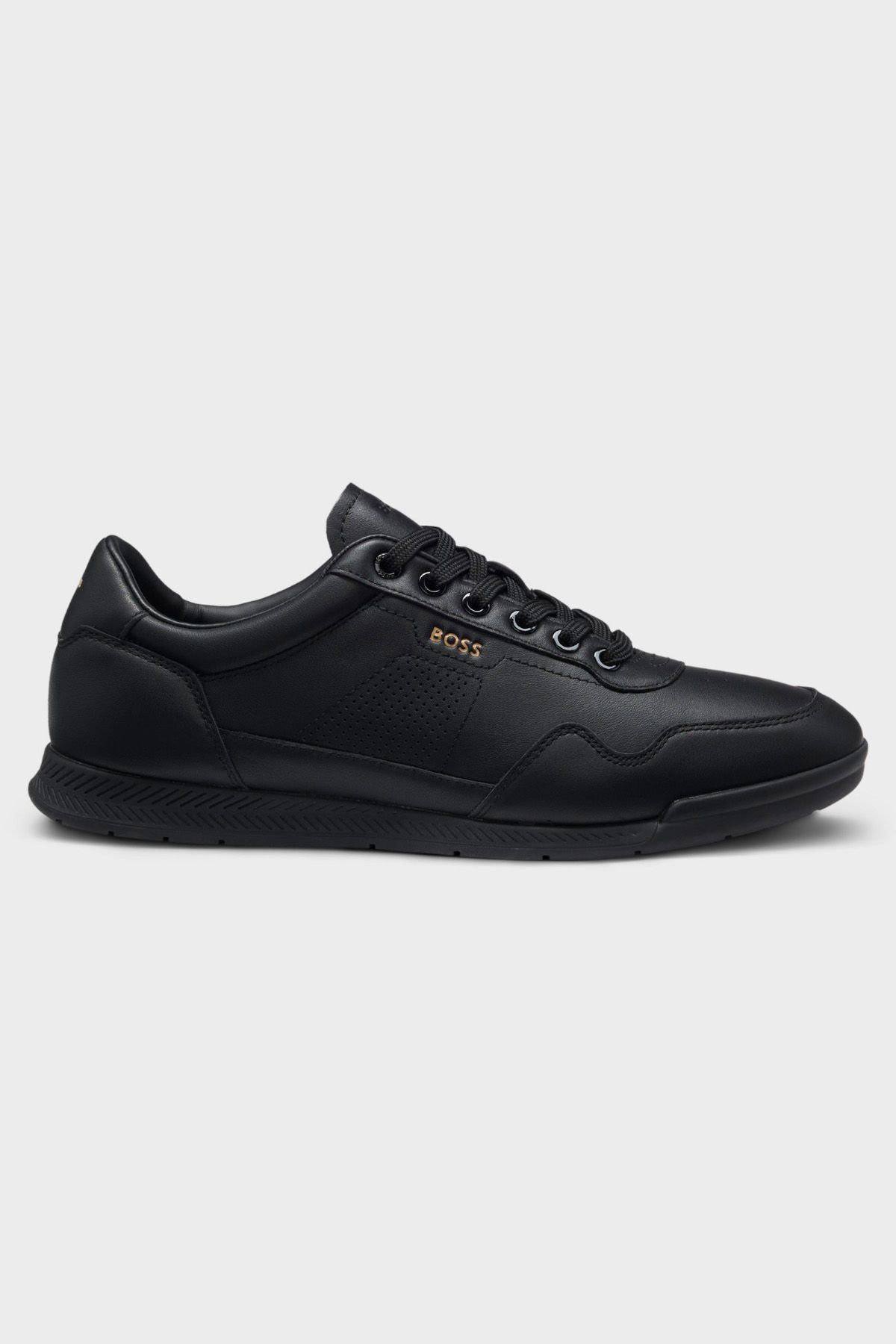 Tenis De Piel Napa Con Detalles Perforados image number 3