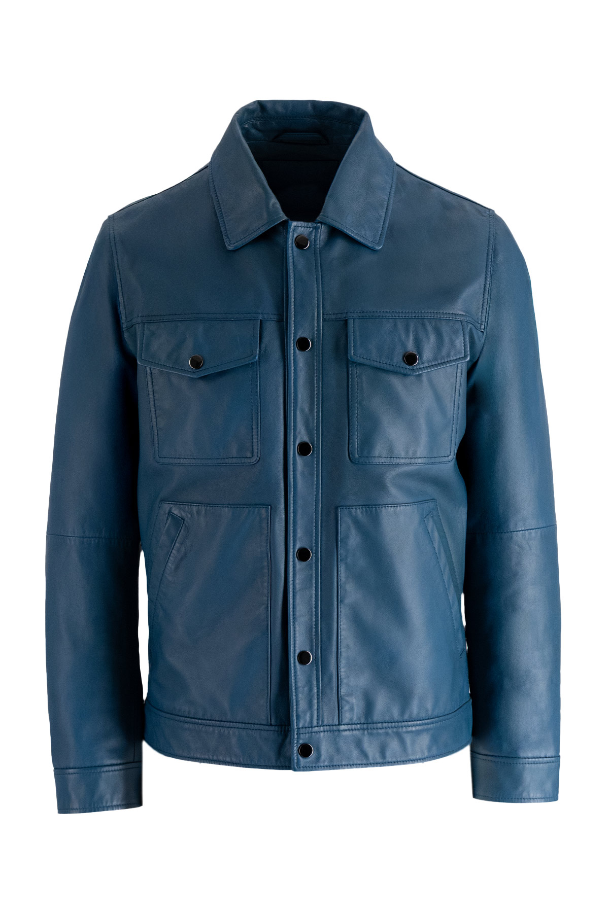 Chamarra La Vera Pelle Contemporary Fit image number 6