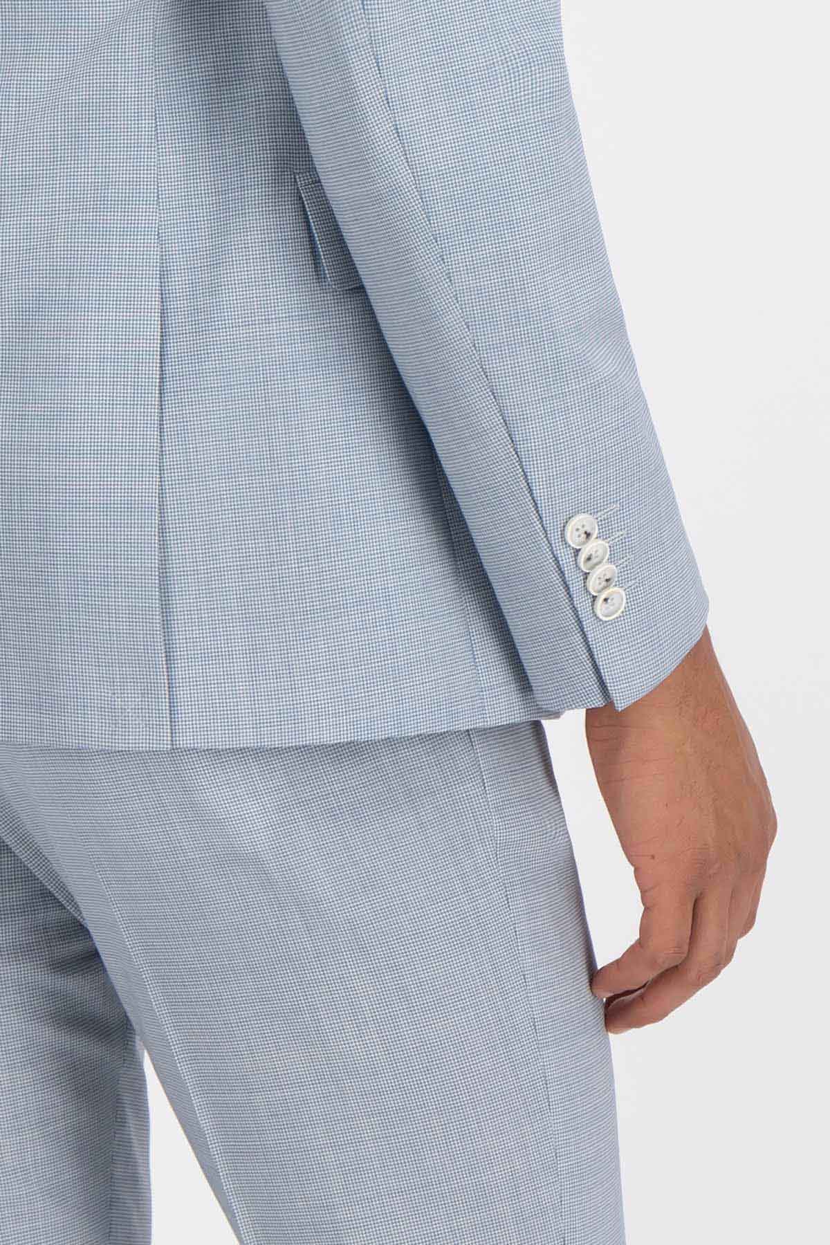 Traje Roberts Red Azul Claro Slim Fit