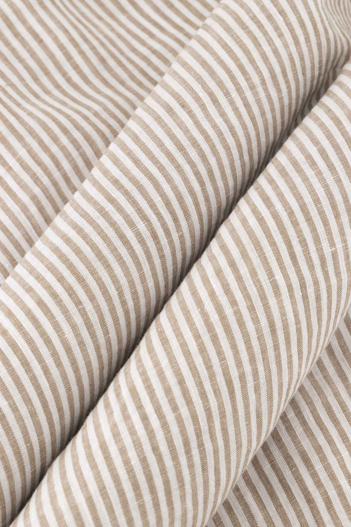 Camisa Casual LINEN Color Café Regular Fit