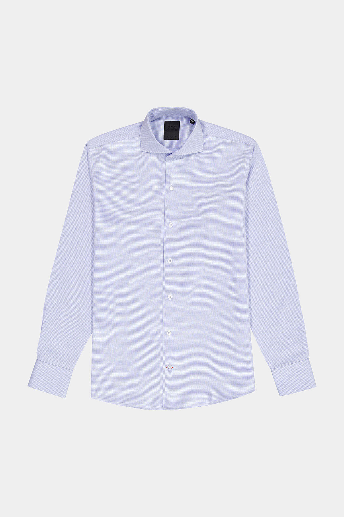 Camisa Vestir Roberts Red Color Azul Claro Slim Fit